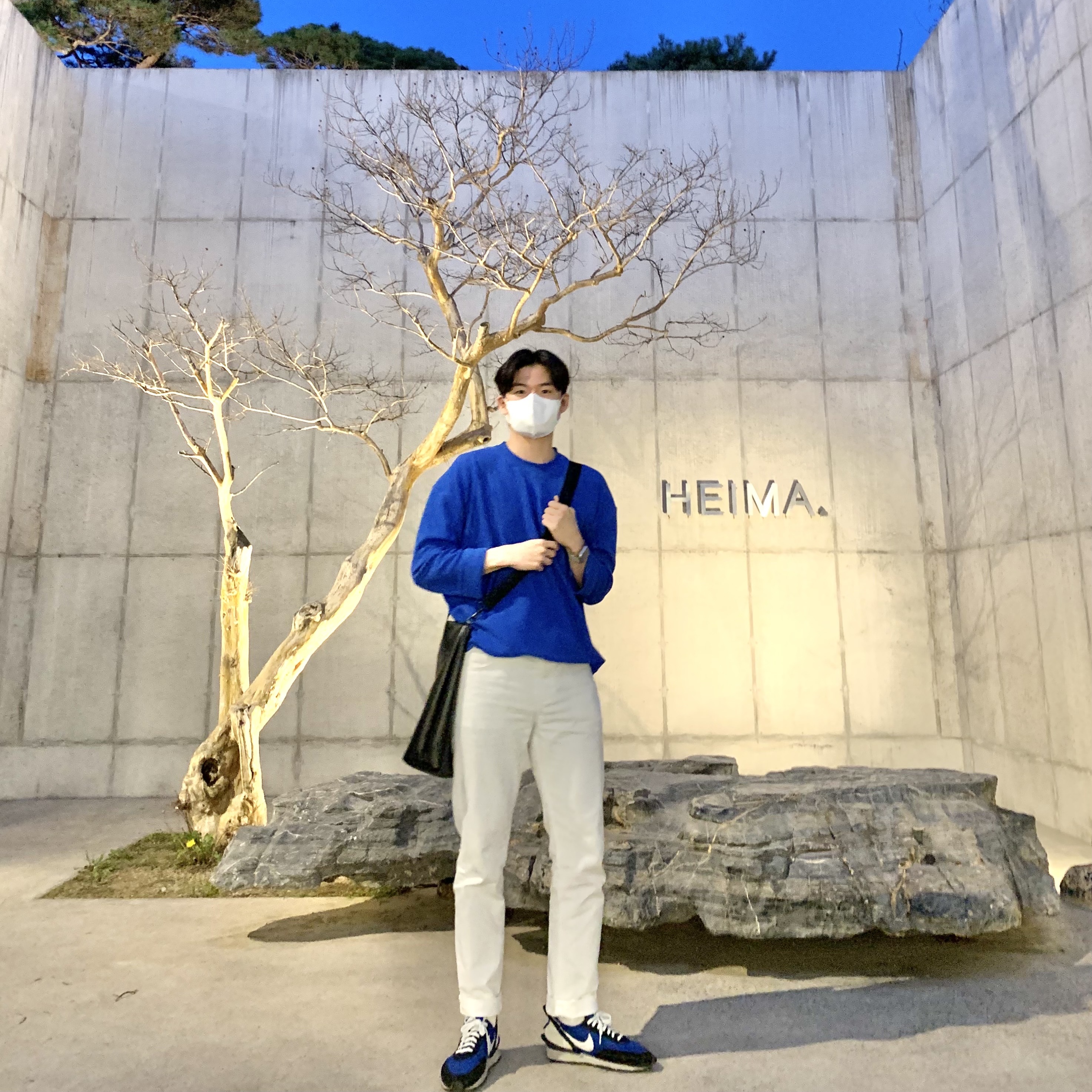 Nike x Undercover Daybreak Blue Jay 착용 스타일 - 2