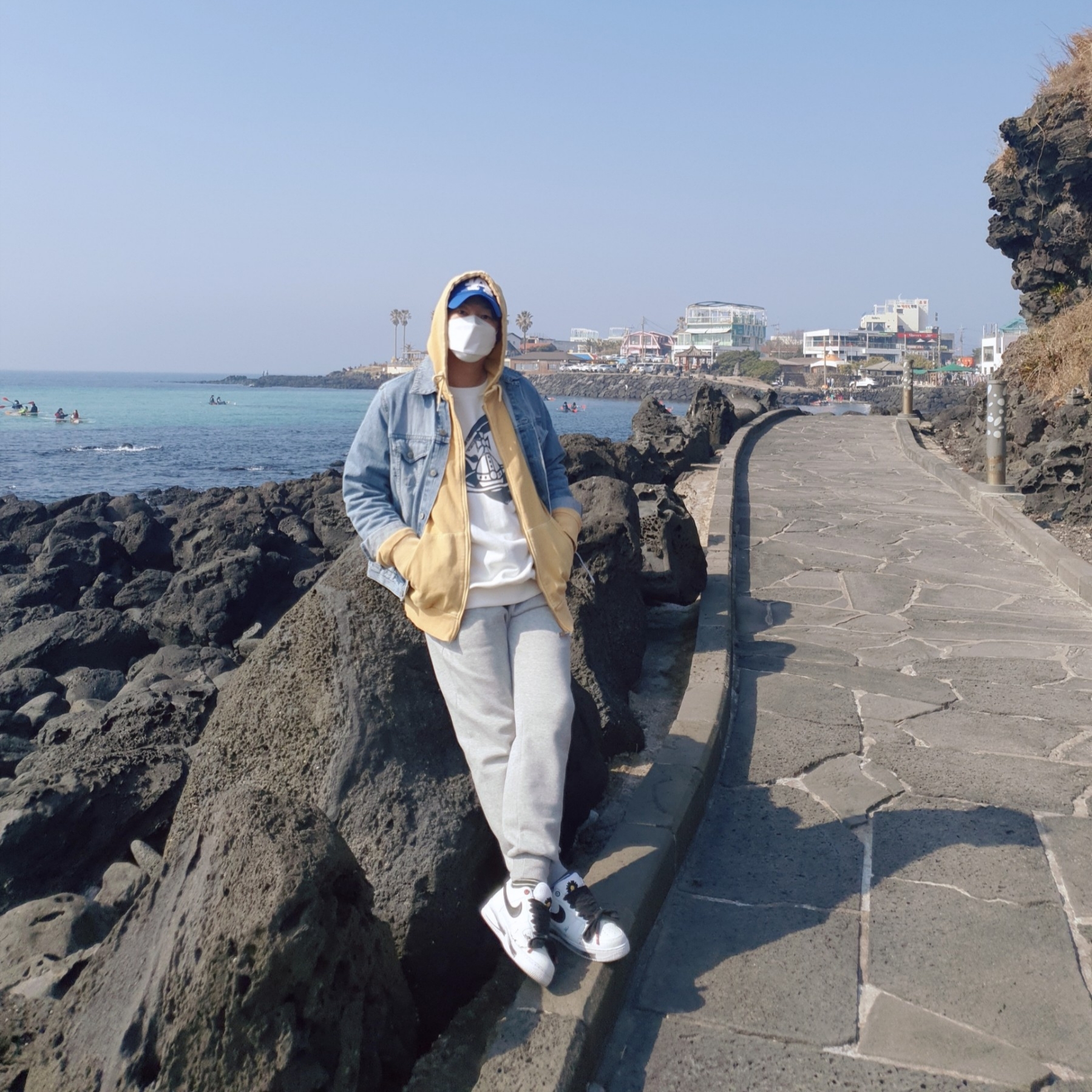 Nike x Peaceminusone Air Force 1 Low Para-Noise 2.0 착용 스타일 - 1