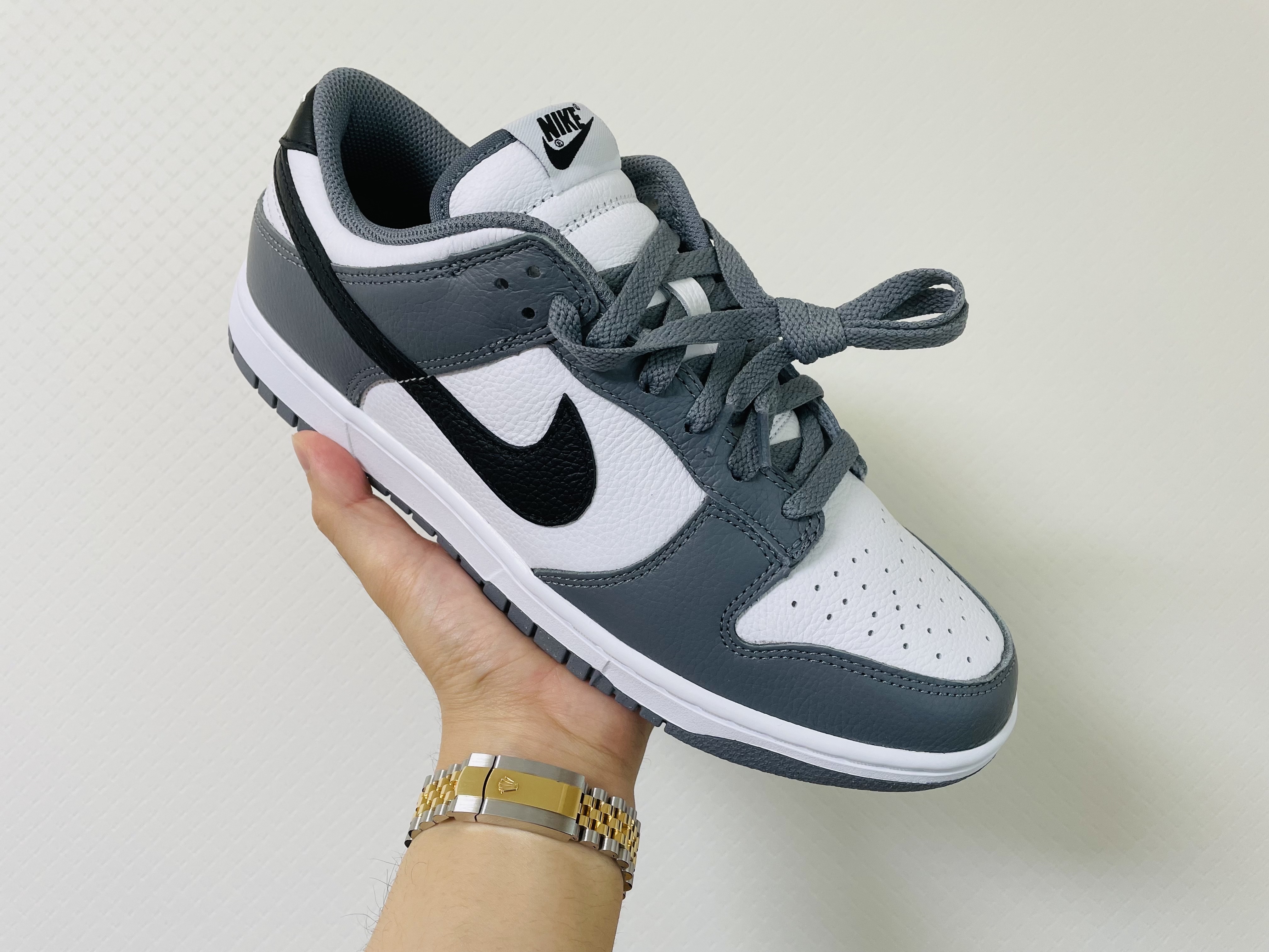 Nike Dunk Low Retro Wolf Grey, (GS) Nike Dunk Low Wolf Grey 착용 스타일
