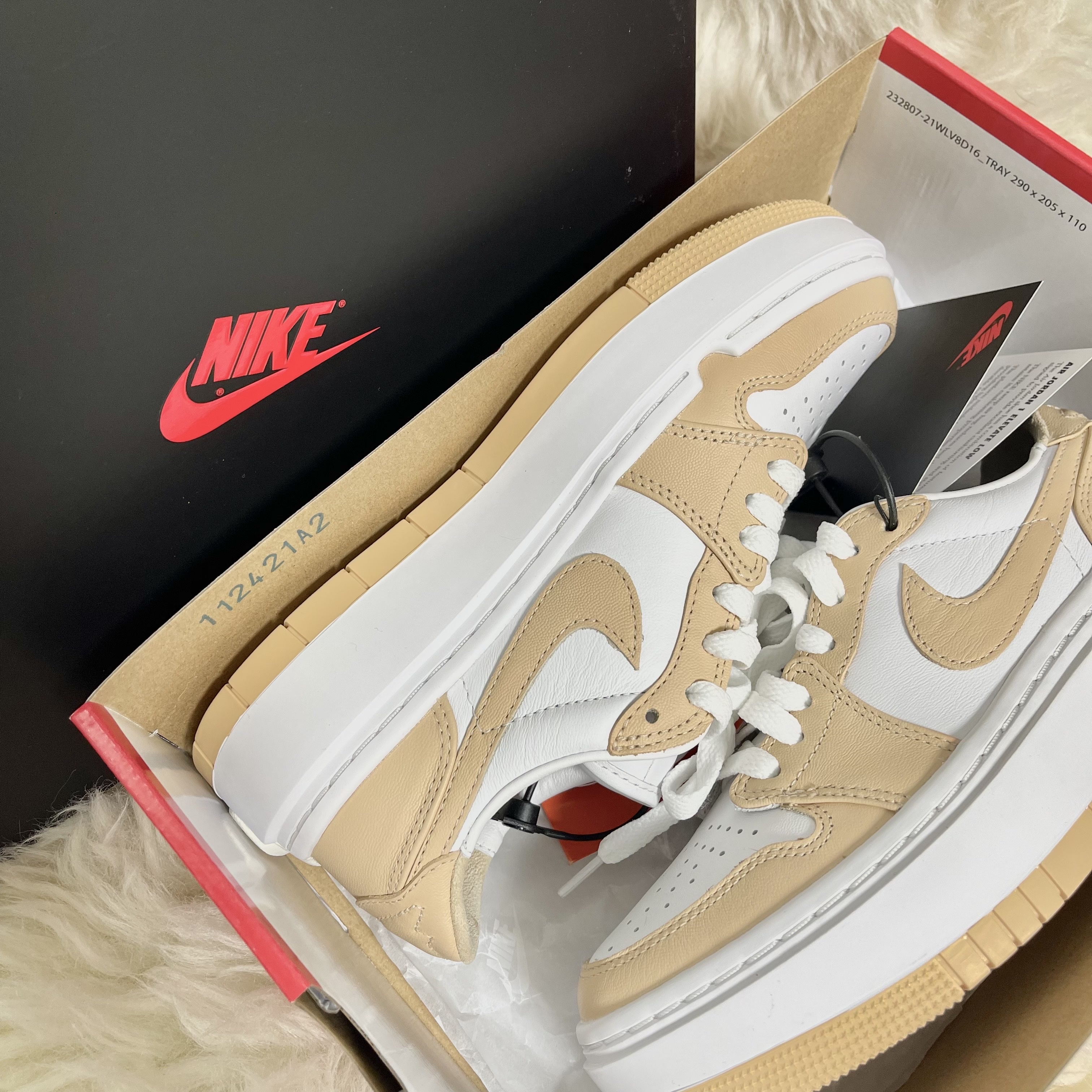 (W) Jordan 1 Elevate Low White Onyx 착용 스타일