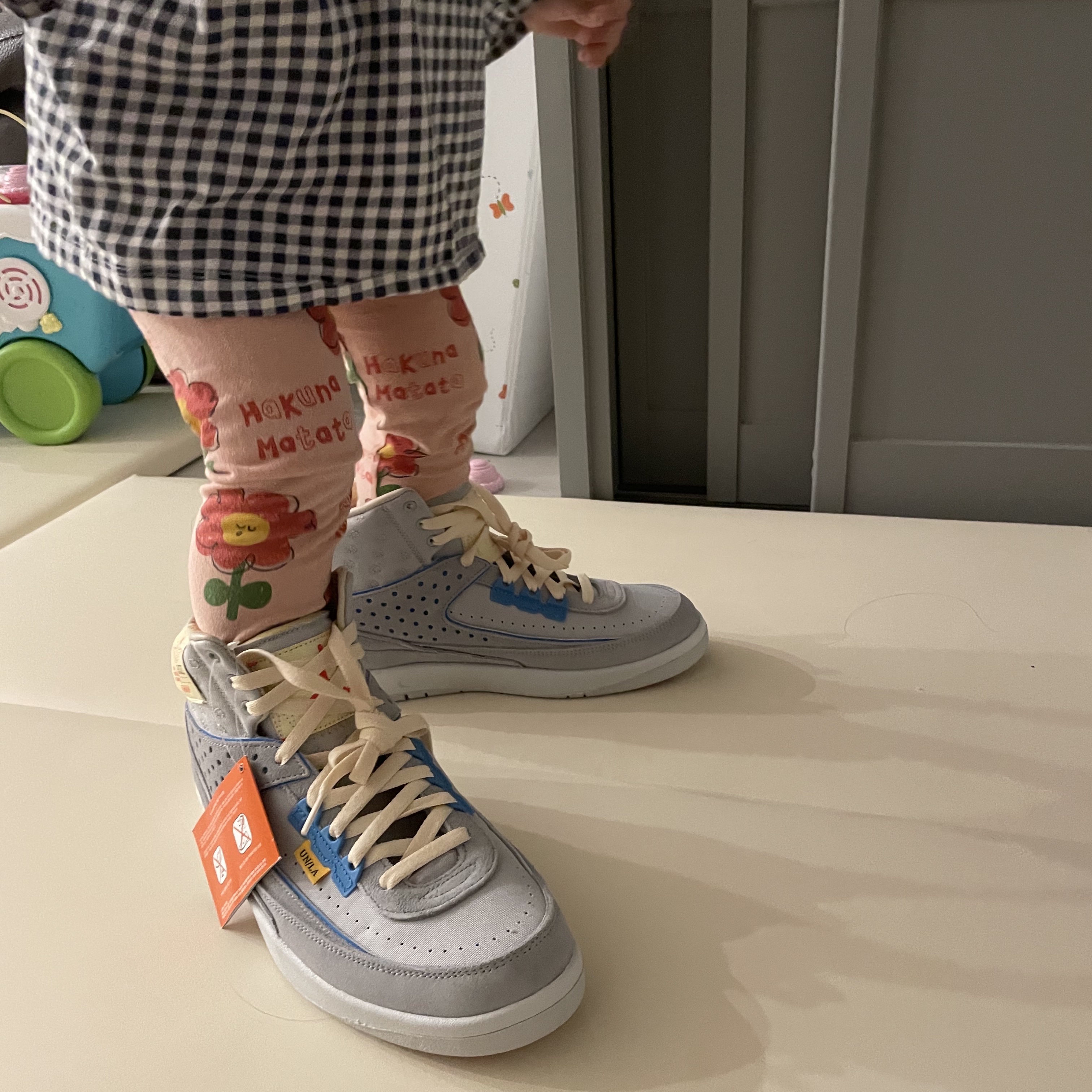 Jordan 2 x Union Retro SP Grey Fog 착용 스타일