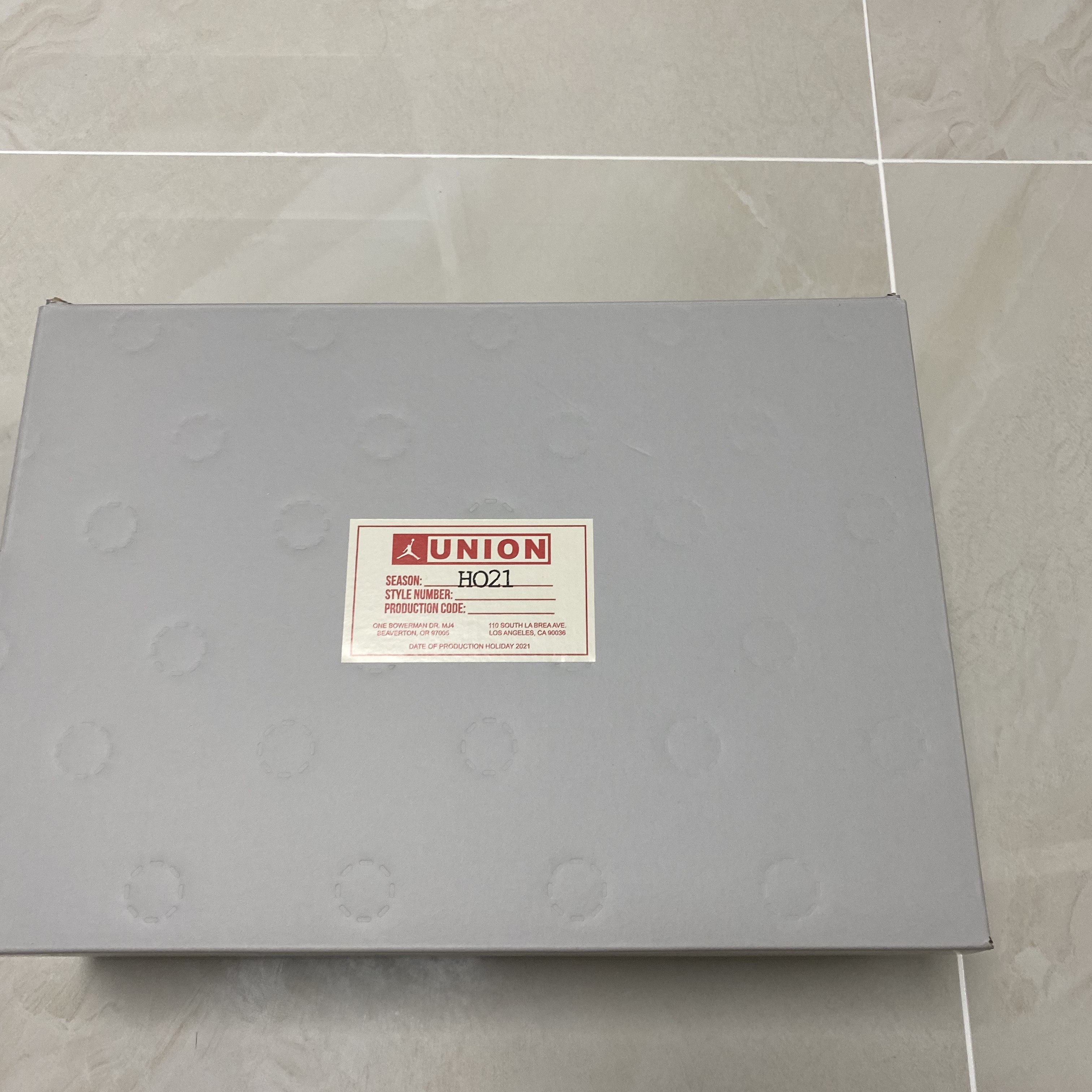 Jordan 2 x Union Retro SP Grey Fog 착용 스타일 - 1