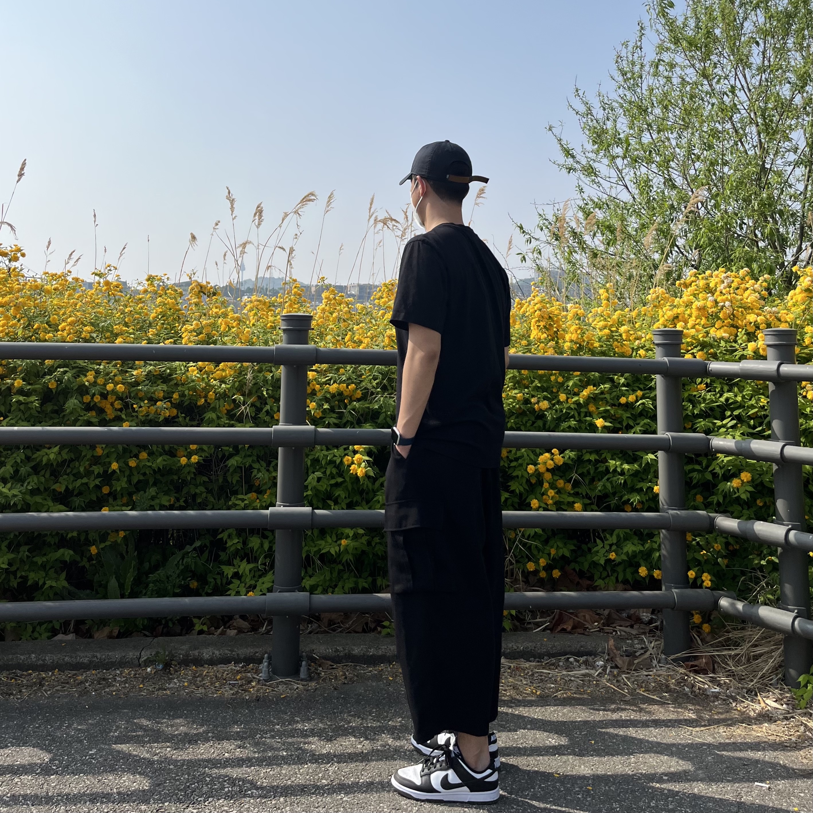 Nike Dunk Low Retro Black 착용 스타일