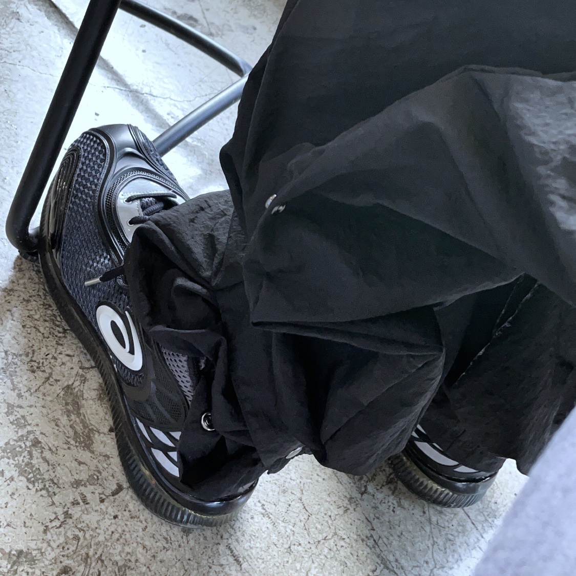 Asics x Kiko Kostadinov Gel-Sokat 2 Carrier Grey 착용 스타일