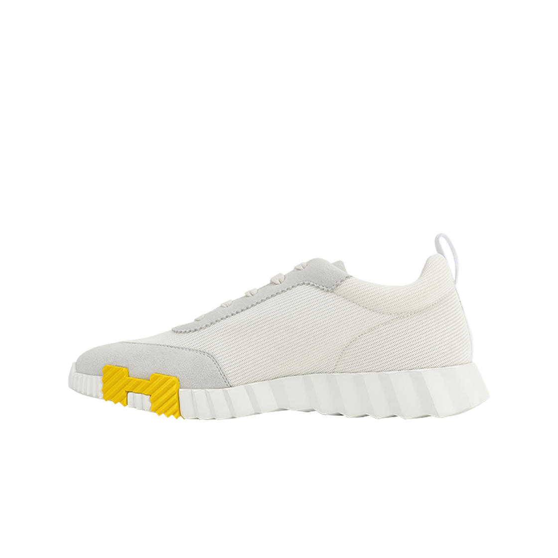 에르메스 바운싱 스니커즈 캔버스 스웨이드 고트스킨 & 블랑 네이비 옐로우(Hermes Bouncing Sneakers Canvas Suede Goatskin & Blanc Navy Yellow) - 2