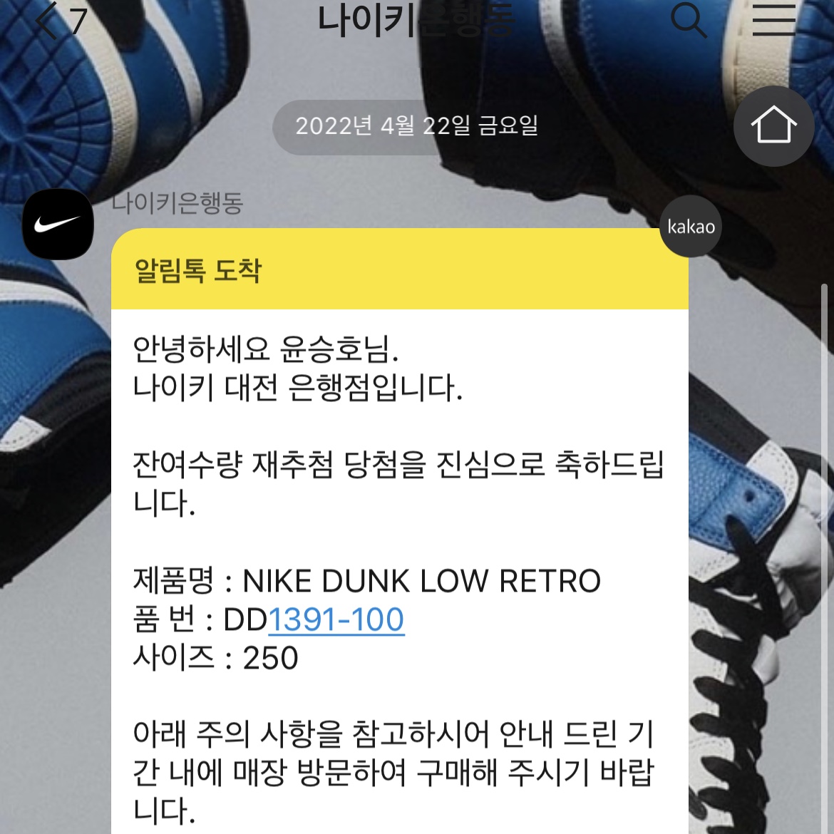 Nike Dunk Low Retro Black 착용 스타일 - 2
