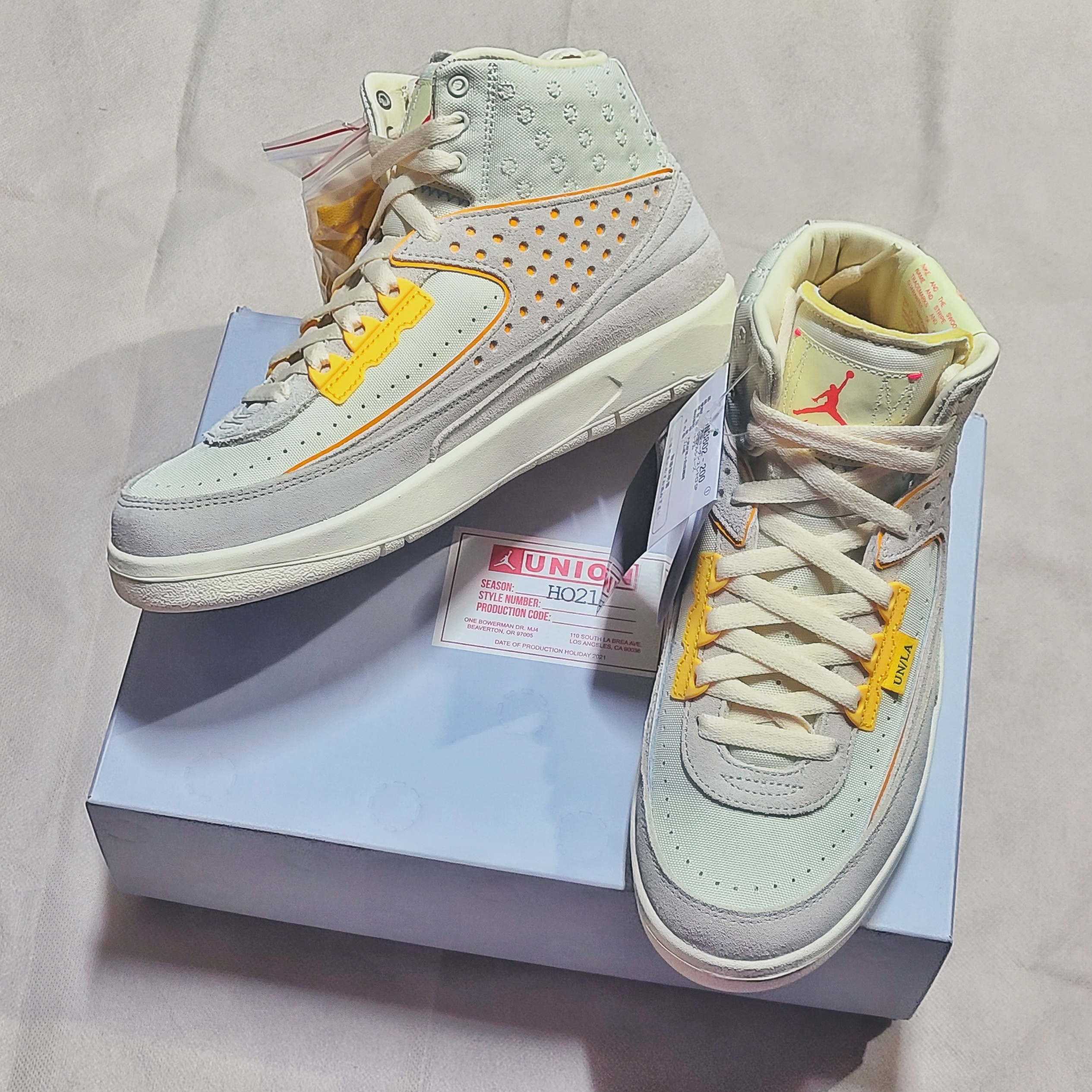 Jordan 2 x Union Retro SP Rattan 착용 스타일