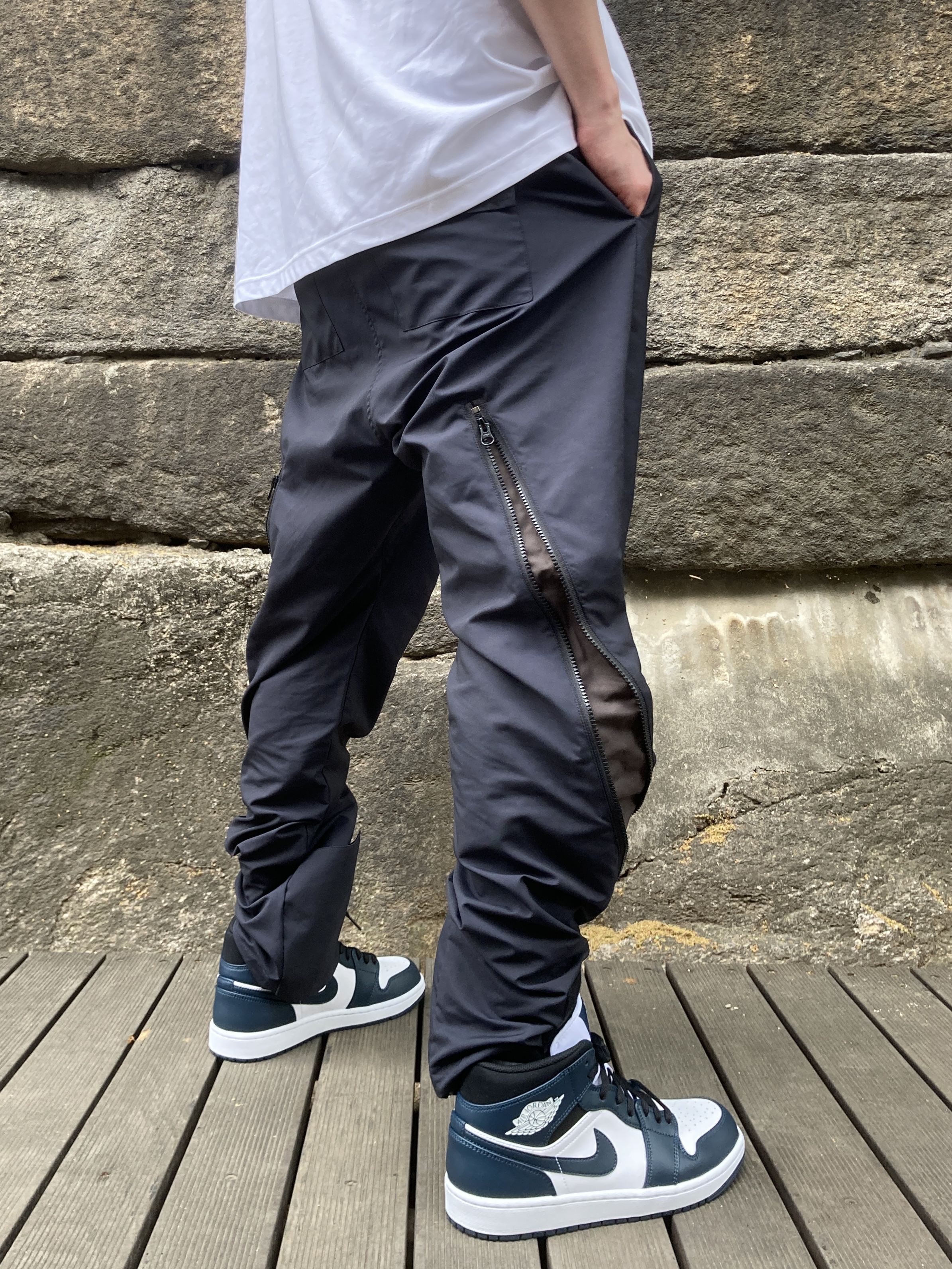 Jordan 1 Mid Dark Teal, Essentials x New Era Retro Crown Strapback Navy 착용 스타일 - 5