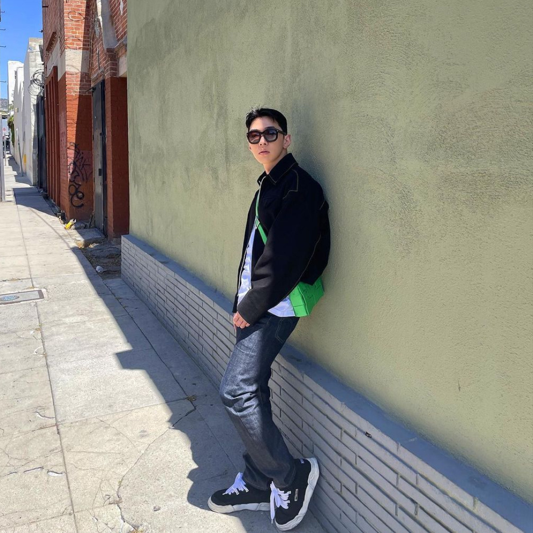 Maison Mihara Yasuhiro Parker OG Sole Canvas Low-top Sneakers Black, Bottega Veneta Leather Cassette Parakeet 착용 스타일 - 2