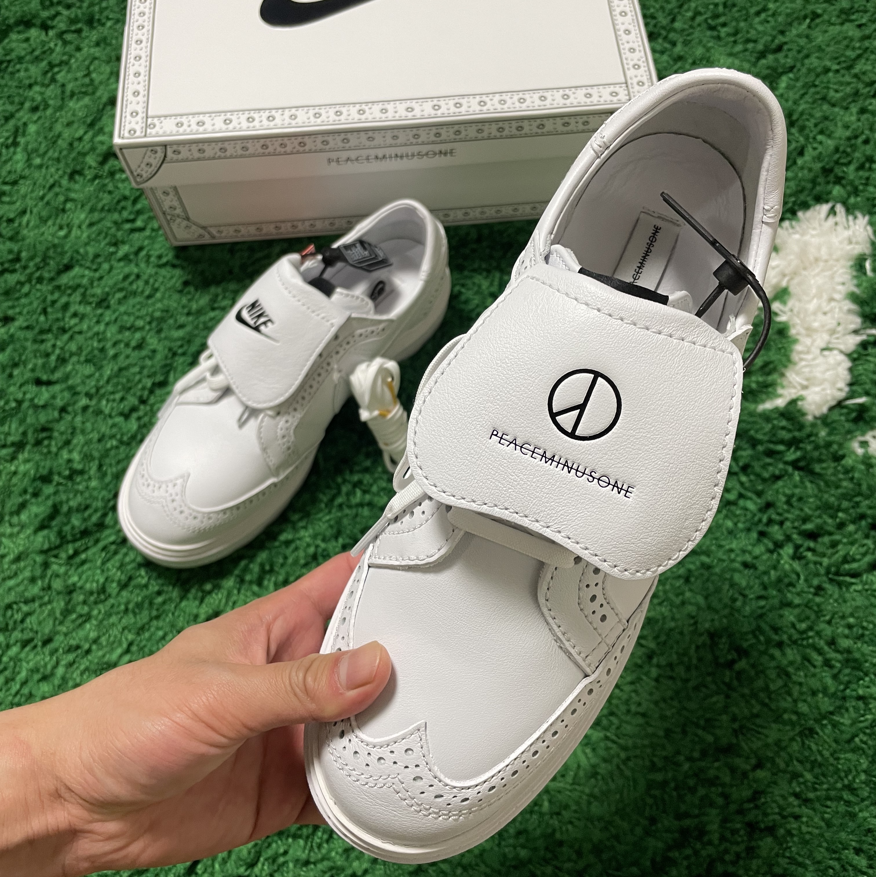 Nike x Peaceminusone Kwondo1 White 착용 스타일
