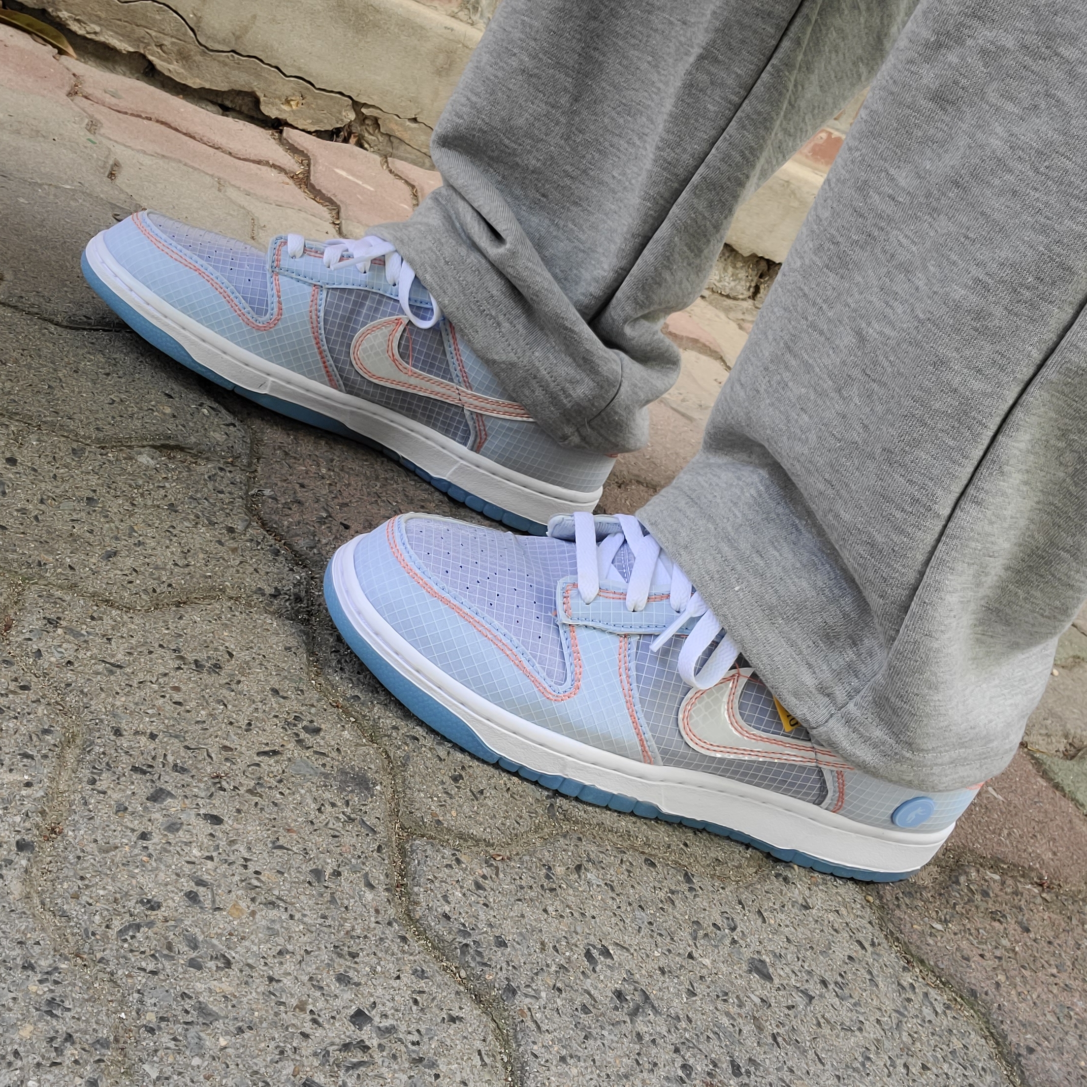 Nike x Union Dunk Low Passport Pack Argon 착용 스타일 - 2