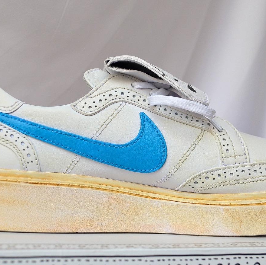 Nike x Peaceminusone Kwondo1 White 착용 스타일 - 5