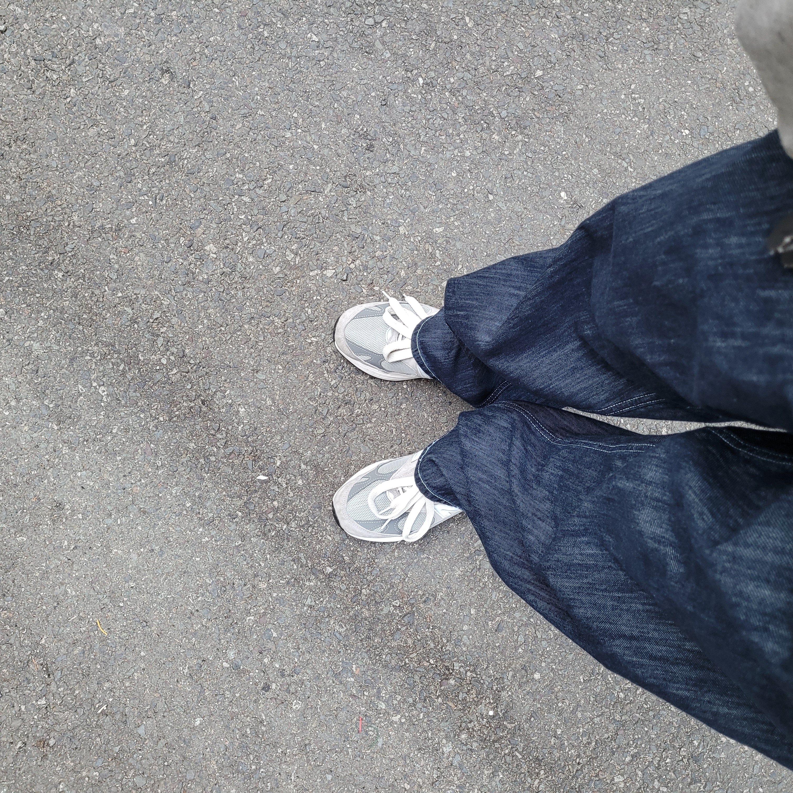 New Balance 993 Made in USA Grey - D Standard 착용 스타일 - 2