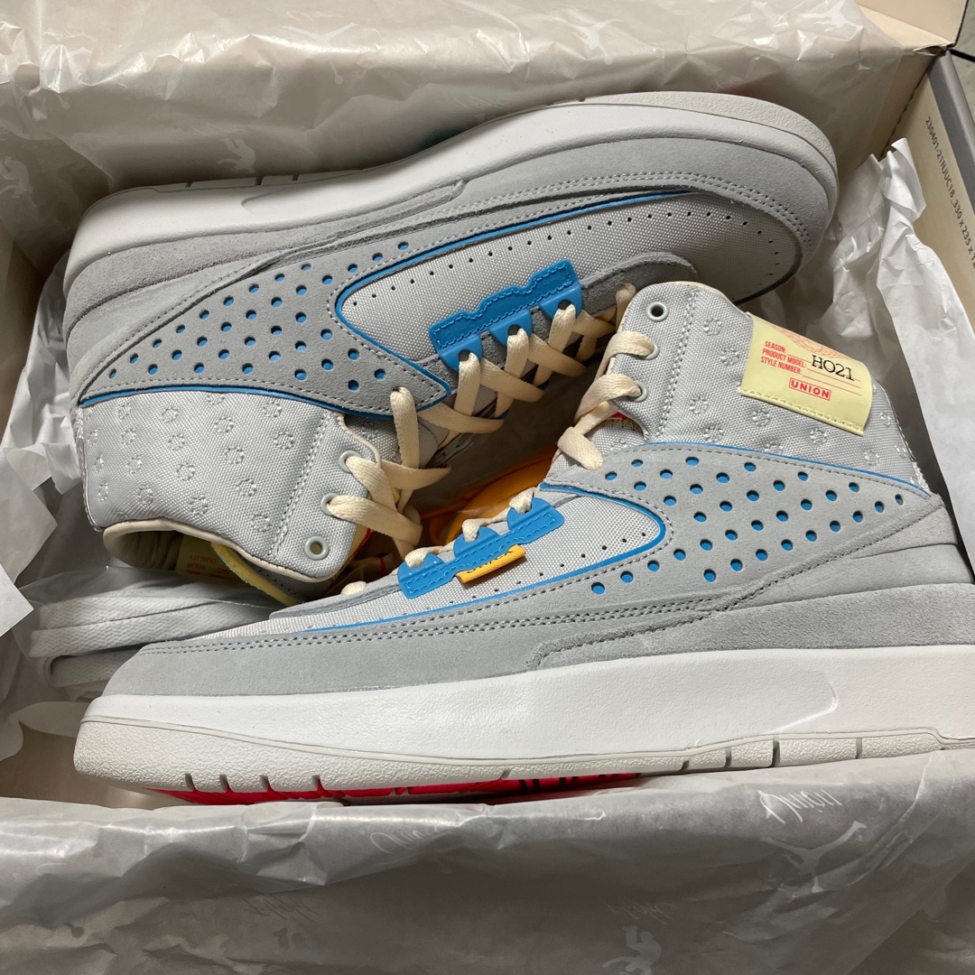 Jordan 2 x Union Retro SP Grey Fog 착용 스타일