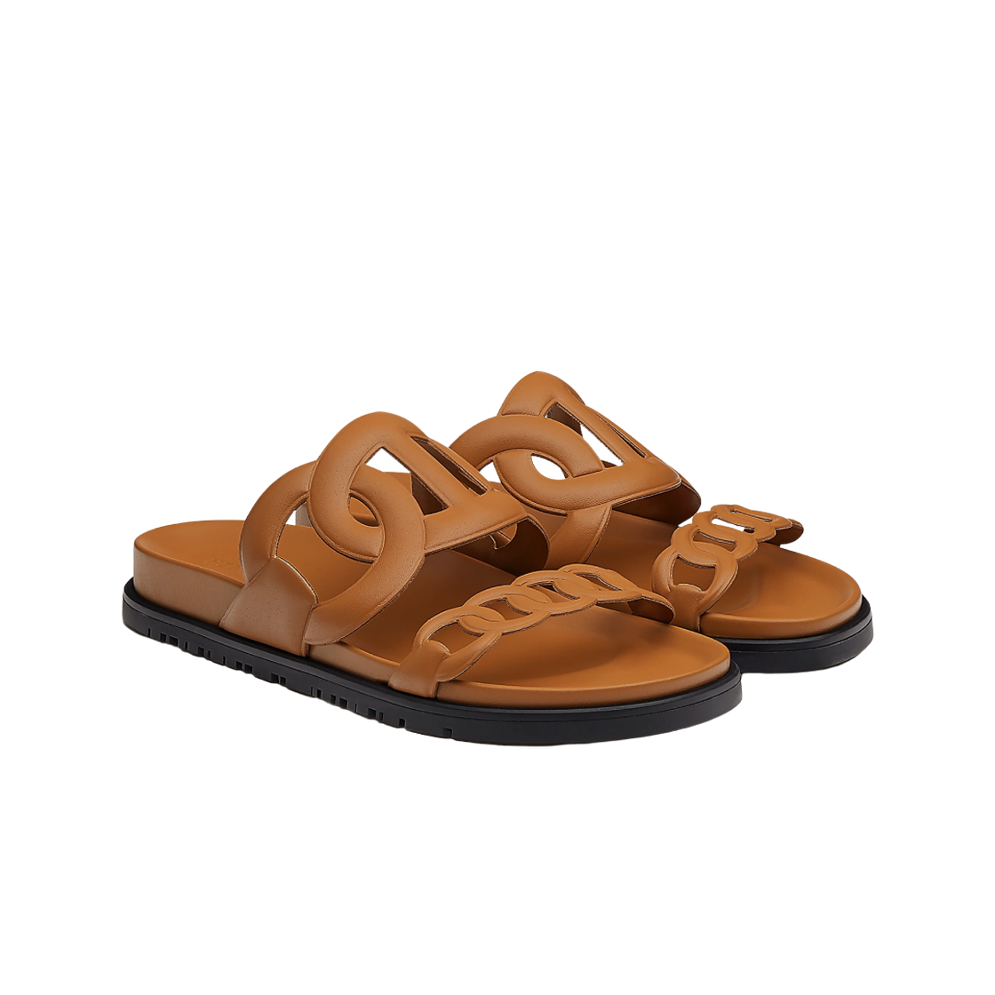 (W) 에르메스 엑스트라 샌들 나파 & 나뛰렐((W) Hermes Extra Sandal Nappa & Naturel) - 2