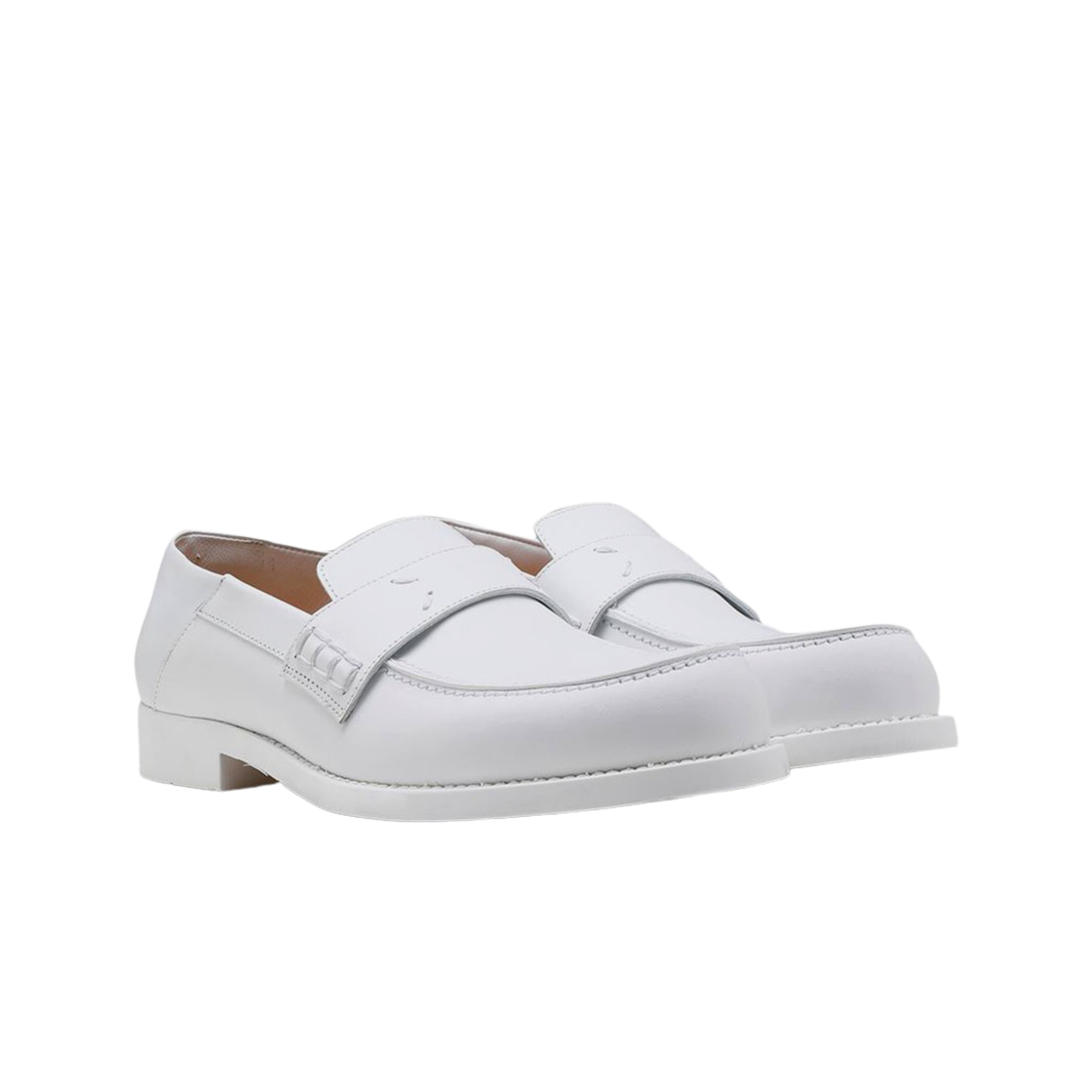 (W) 메종 마르지엘라 캠던 로퍼 화이트((W) Maison Margiela Camden Loafers White) - 2