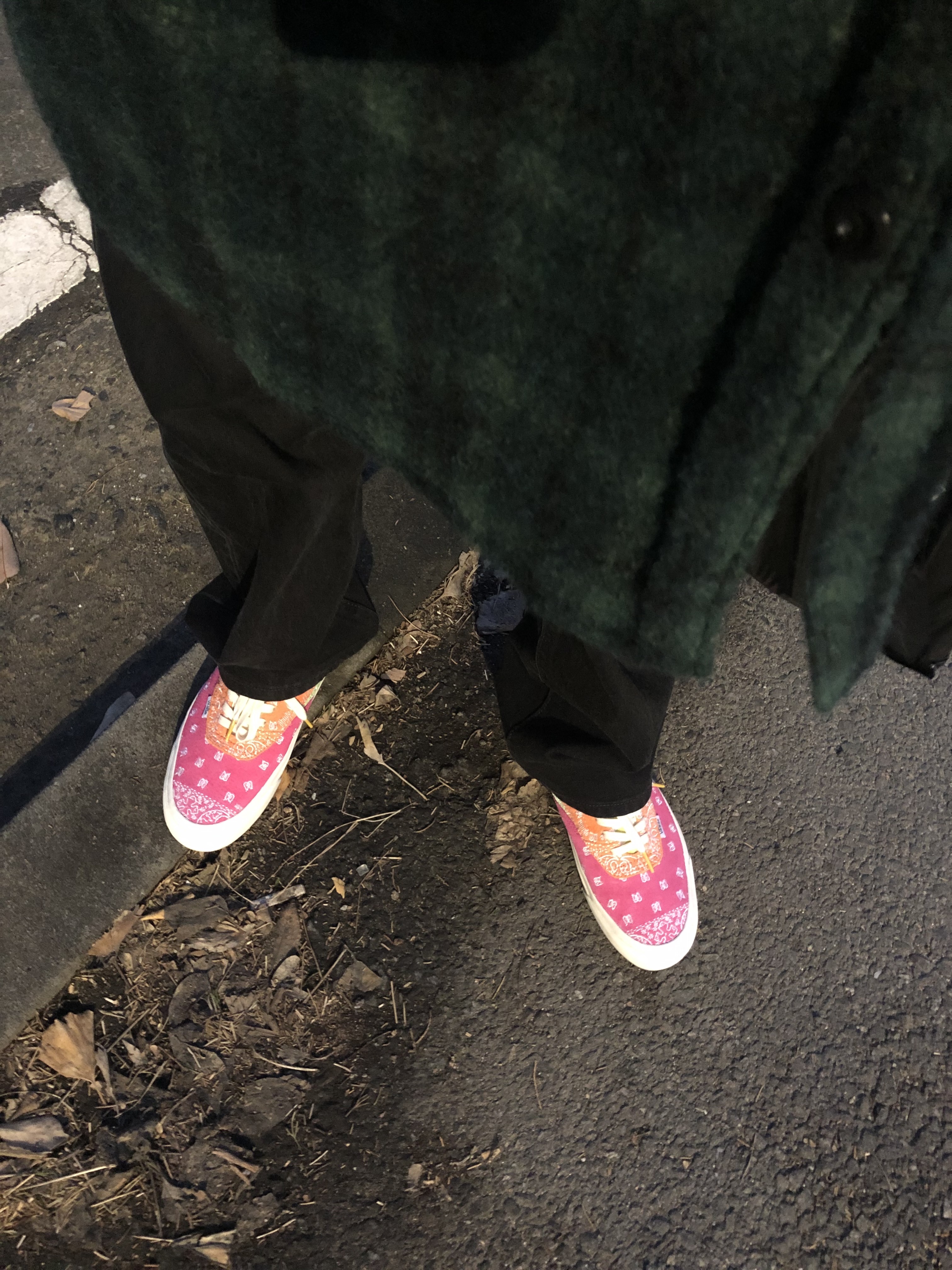 Vans x Rhude Acer NI SP Bandana Neon 착용 스타일