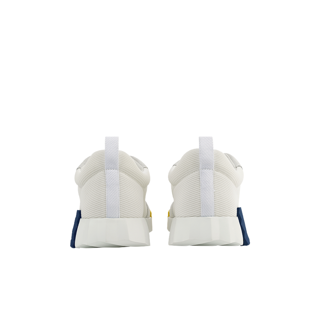 에르메스 바운싱 스니커즈 캔버스 스웨이드 고트스킨 & 블랑 네이비 옐로우(Hermes Bouncing Sneakers Canvas Suede Goatskin & Blanc Navy Yellow) - 4