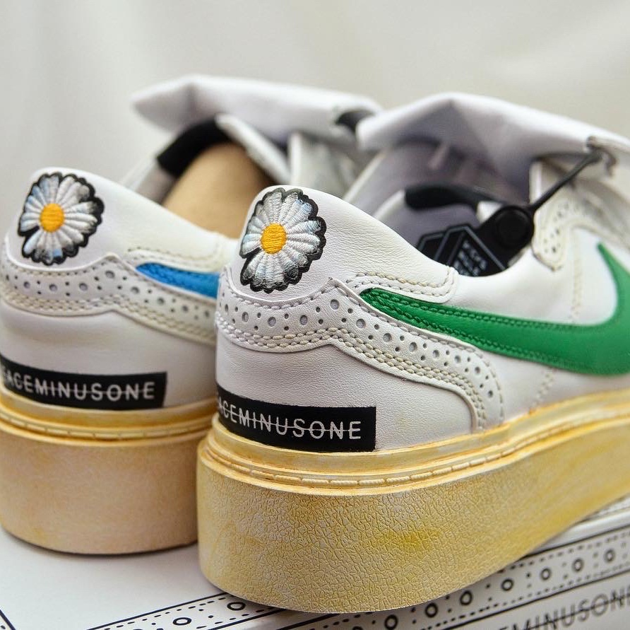 Nike x Peaceminusone Kwondo1 White 착용 스타일 - 1