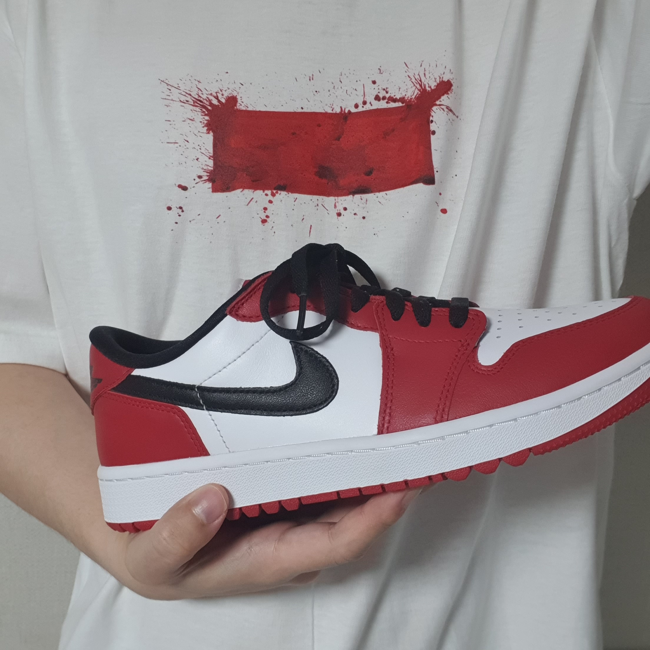 Supreme Ralph Steadman Box Logo T-Shirt White - 22SS, Jordan 1 Low Golf Chicago 착용 스타일
