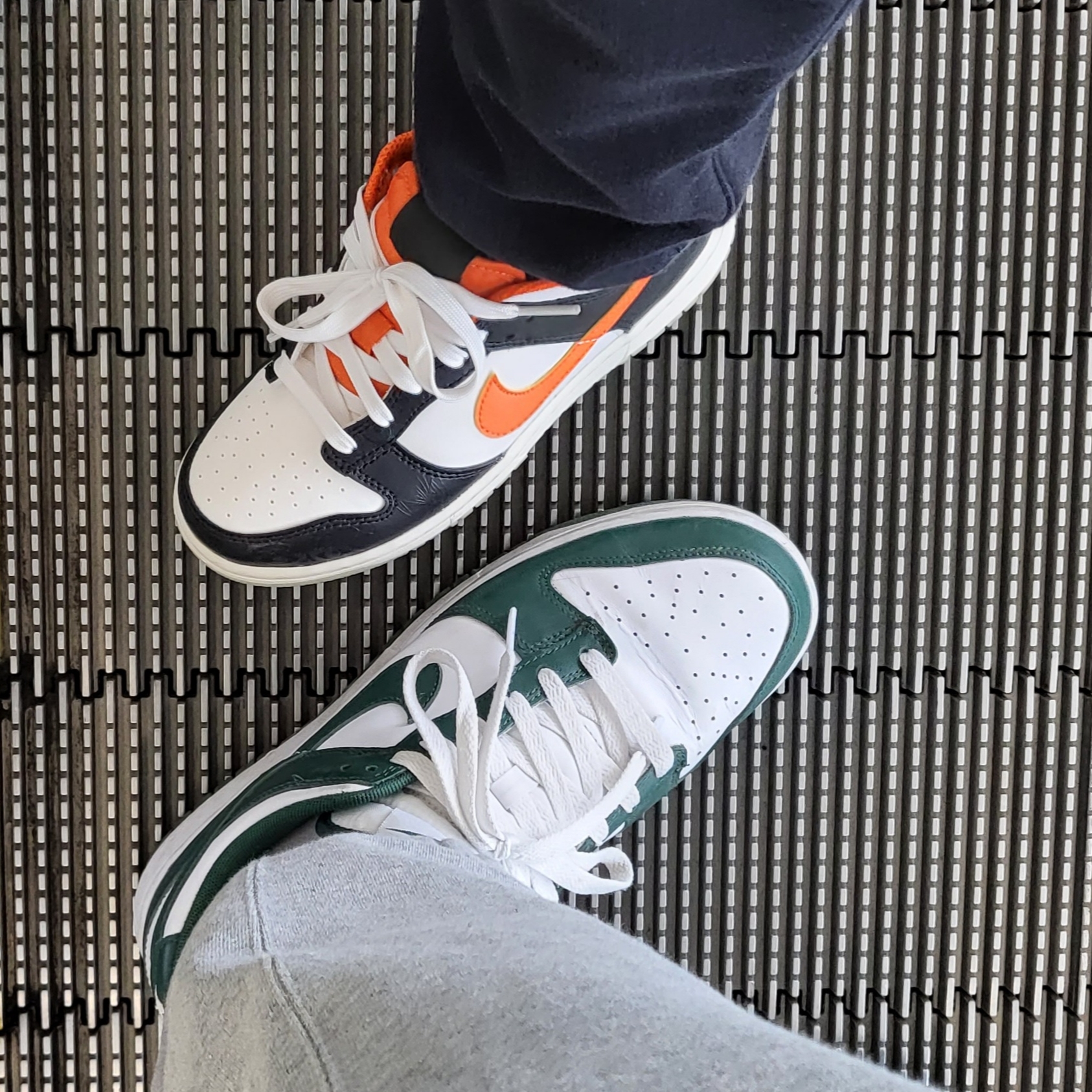 Nike Dunk Low Retro Varsity Green, (PS) Nike Dunk Low PRM Halloween 착용 스타일