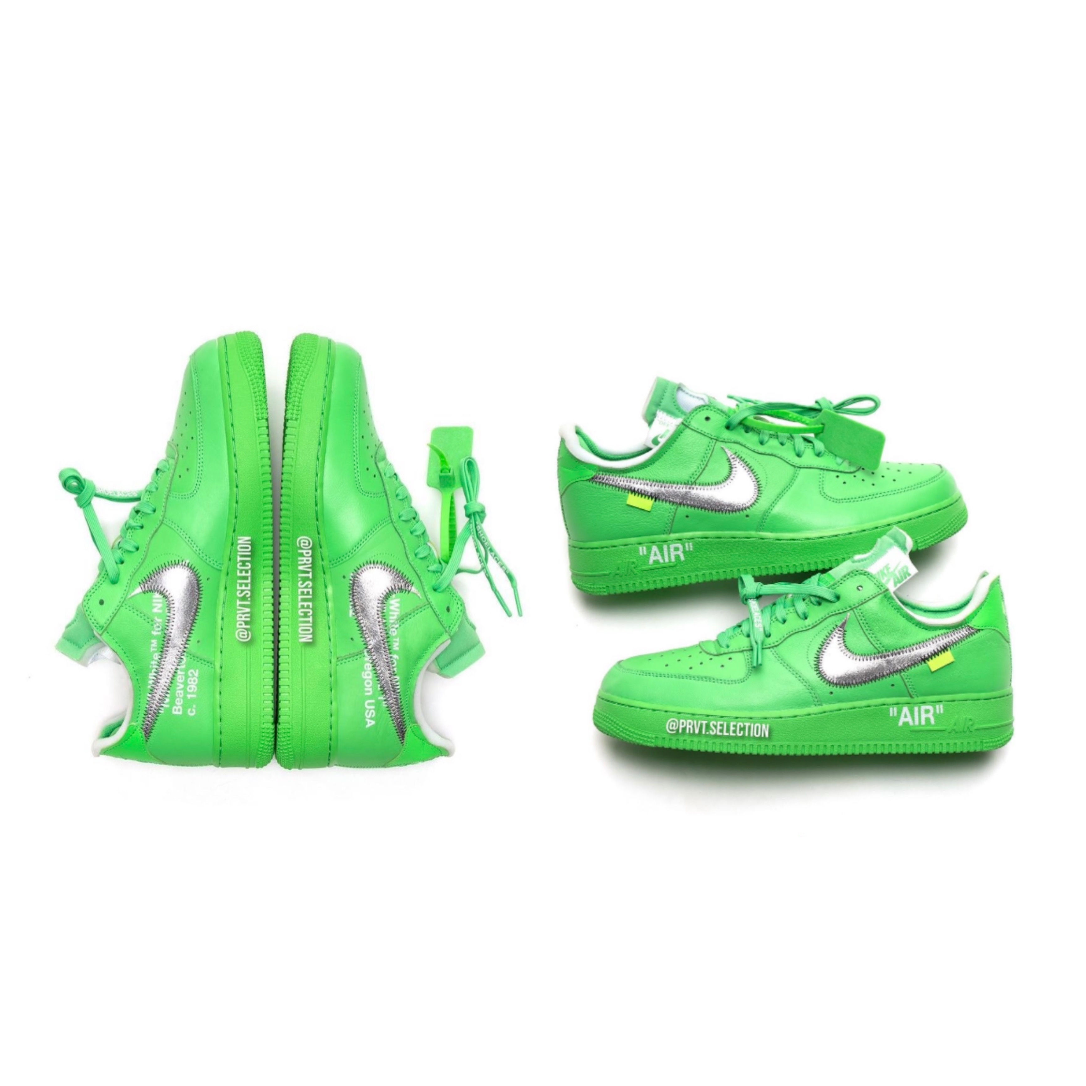 Nike x Off-White Air Force 1 Low Brooklyn 착용 스타일 - 5