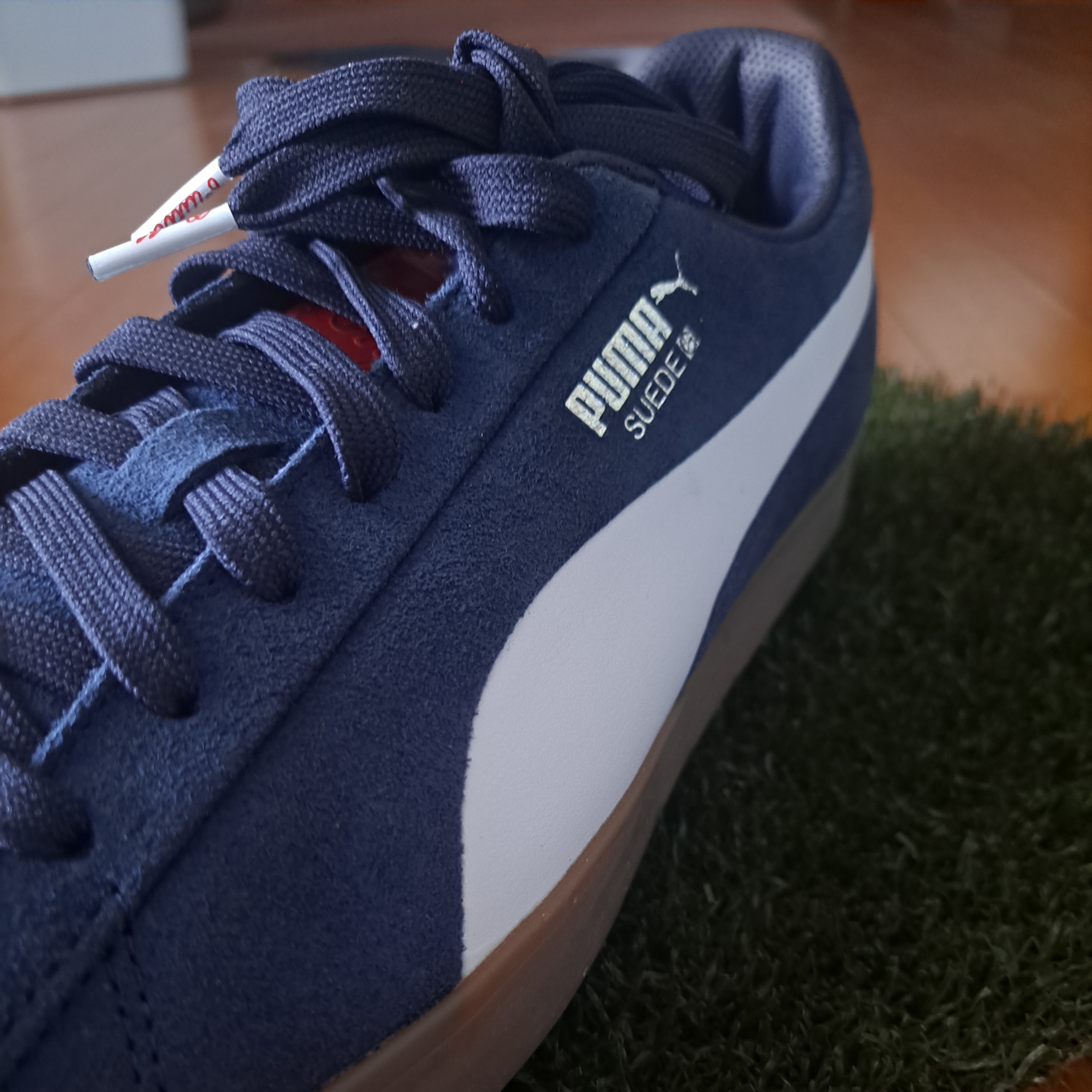 Puma x Malbon Golf Suede G Peacoat White 착용 스타일
