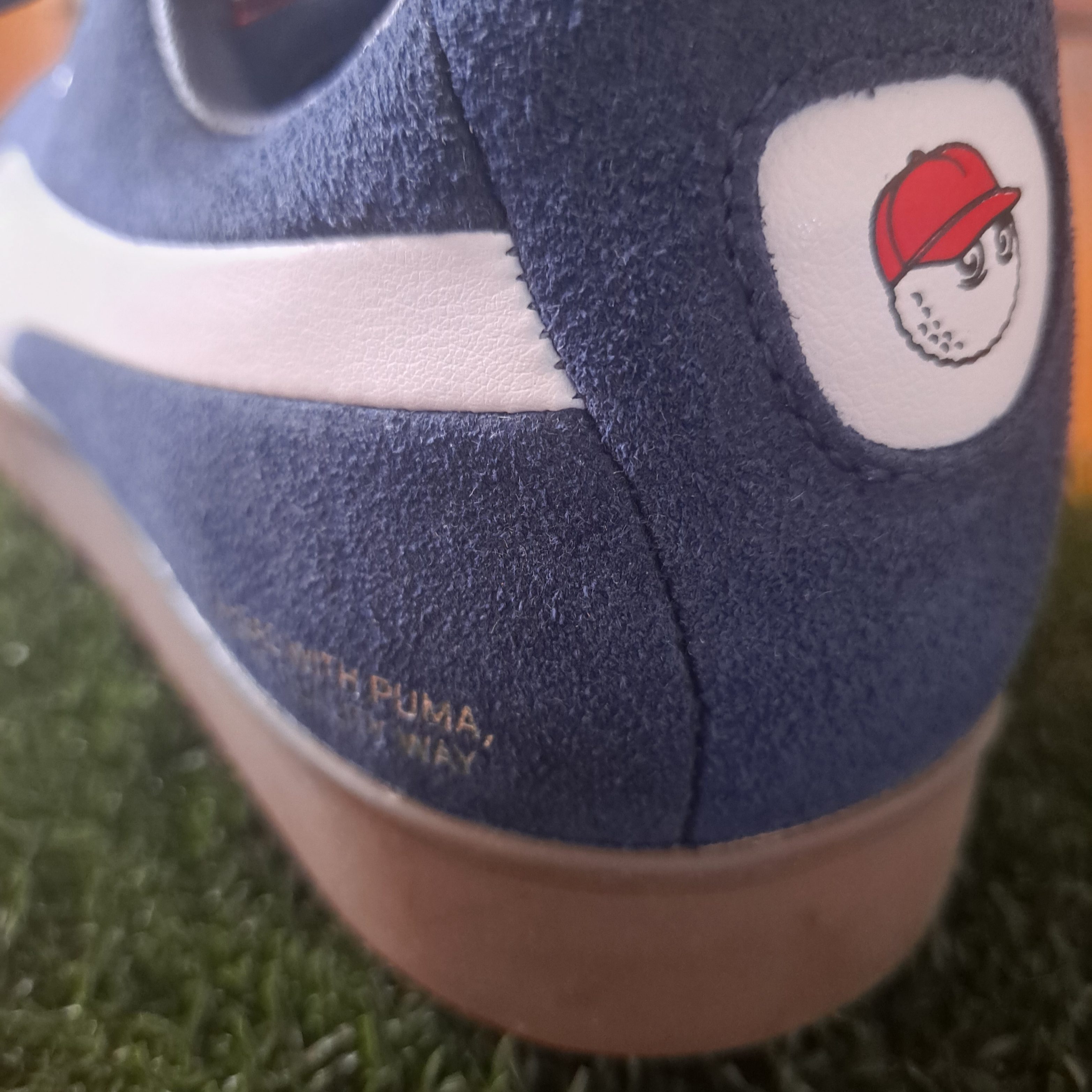 Puma x Malbon Golf Suede G Peacoat White 착용 스타일