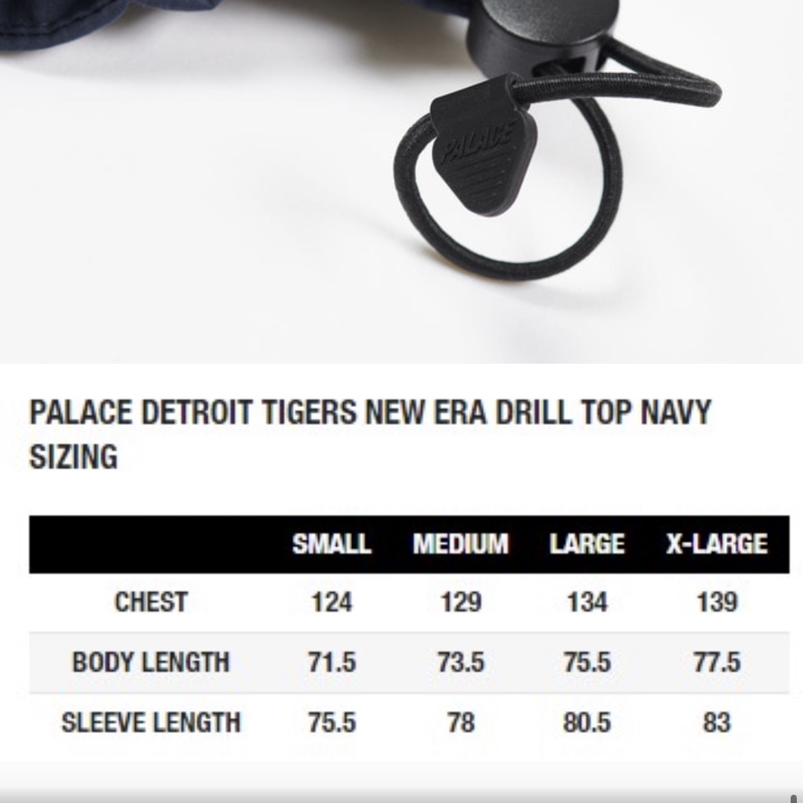 Palace x Detroit Tigers New Era Drill Top Navy - 22SS 착용 스타일