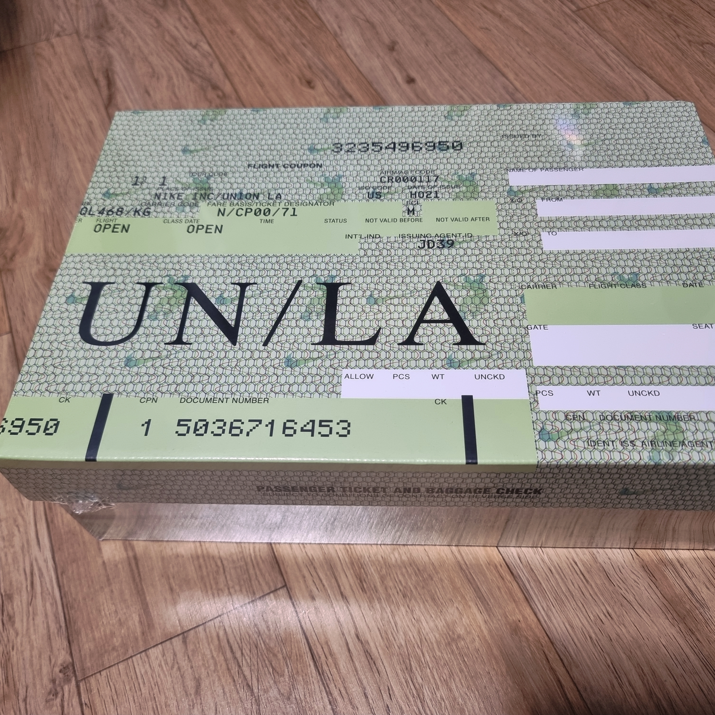 Nike x Union Dunk Low Passport Pack Argon 착용 스타일 - 1