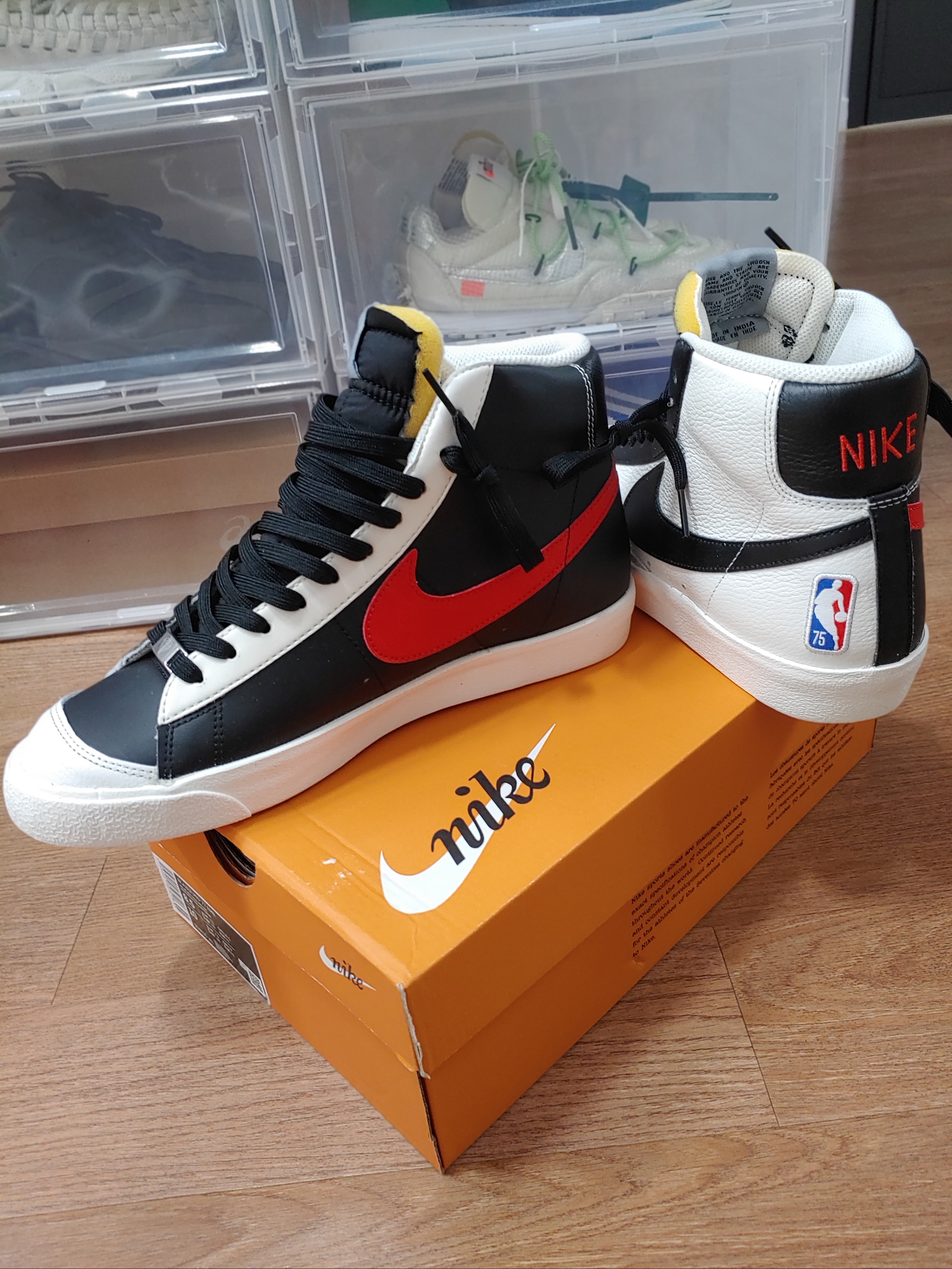 Nike x NBA Blazer Mid '77 EMB Trail Blazers 착용 스타일 - 2