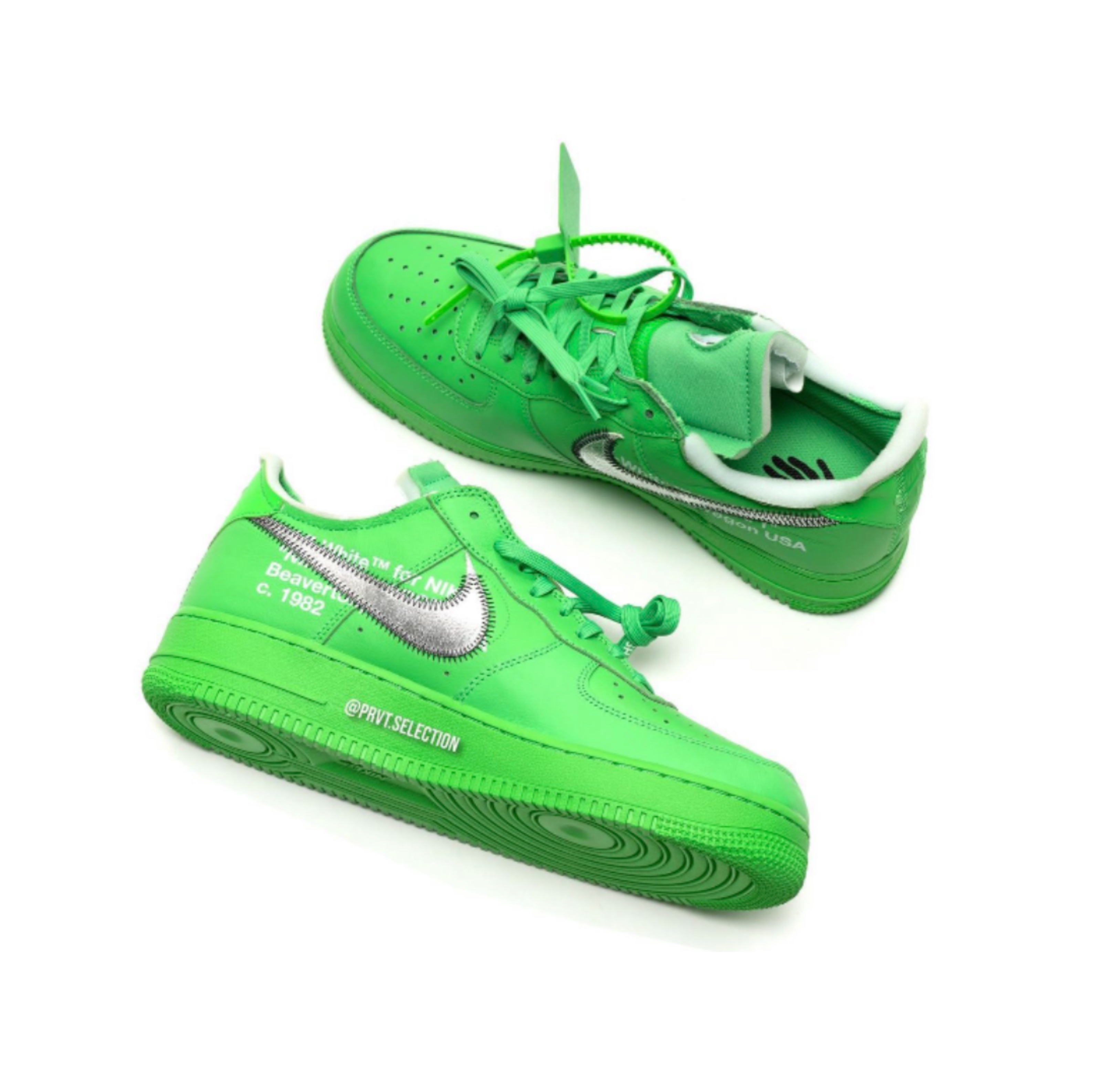 Nike x Off-White Air Force 1 Low Brooklyn 착용 스타일 - 4