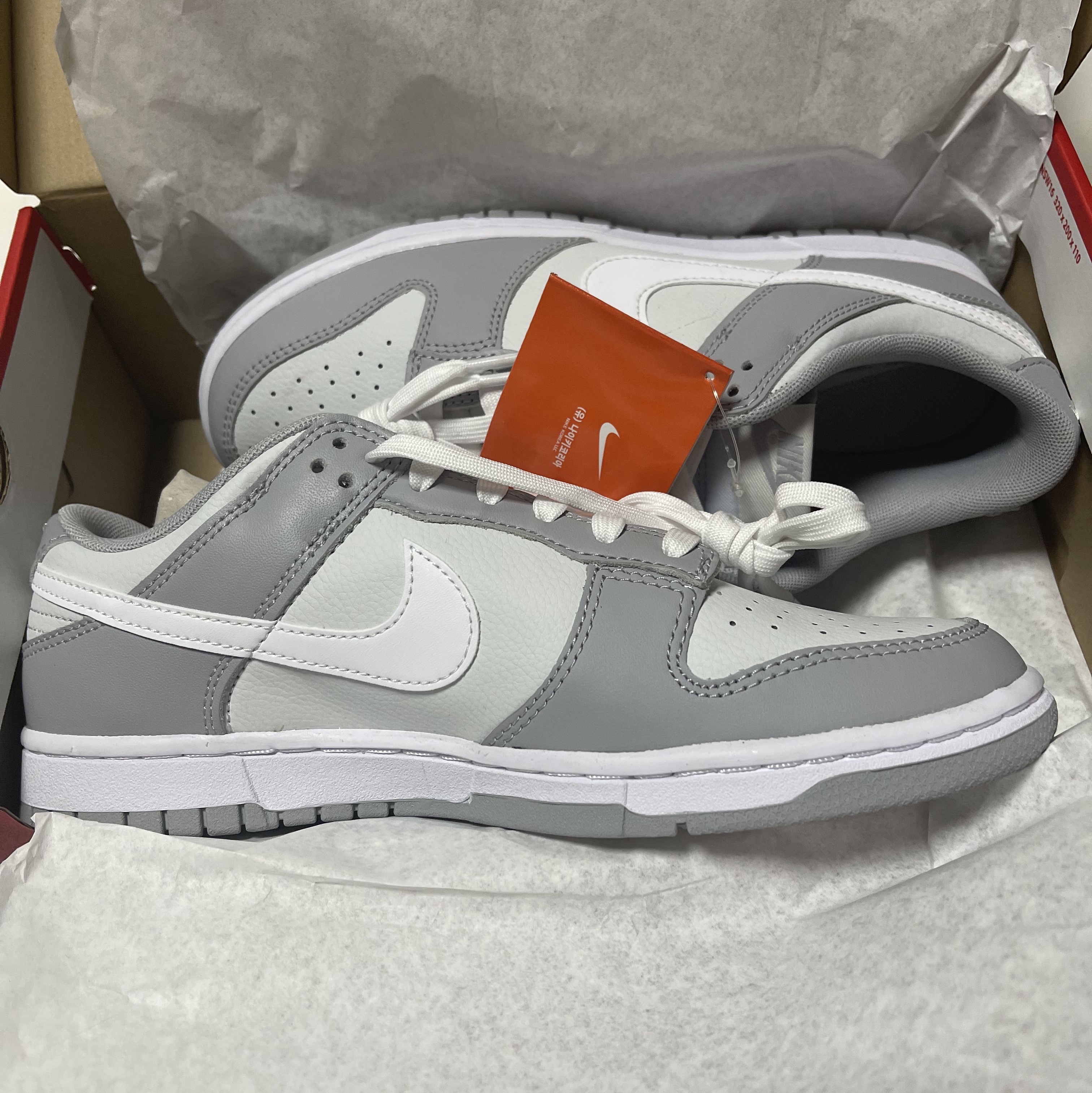 Nike Dunk Low Retro Wolf Grey 착용 스타일