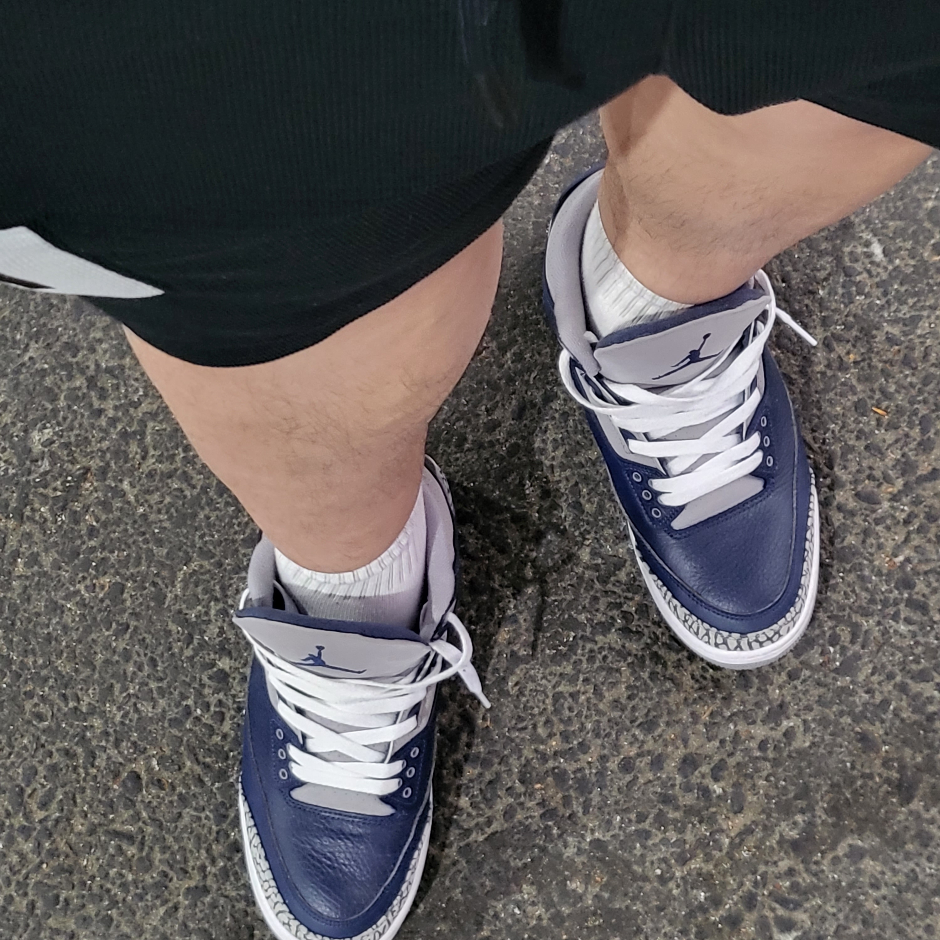 Jordan 3 Retro Midnight Navy 착용 스타일