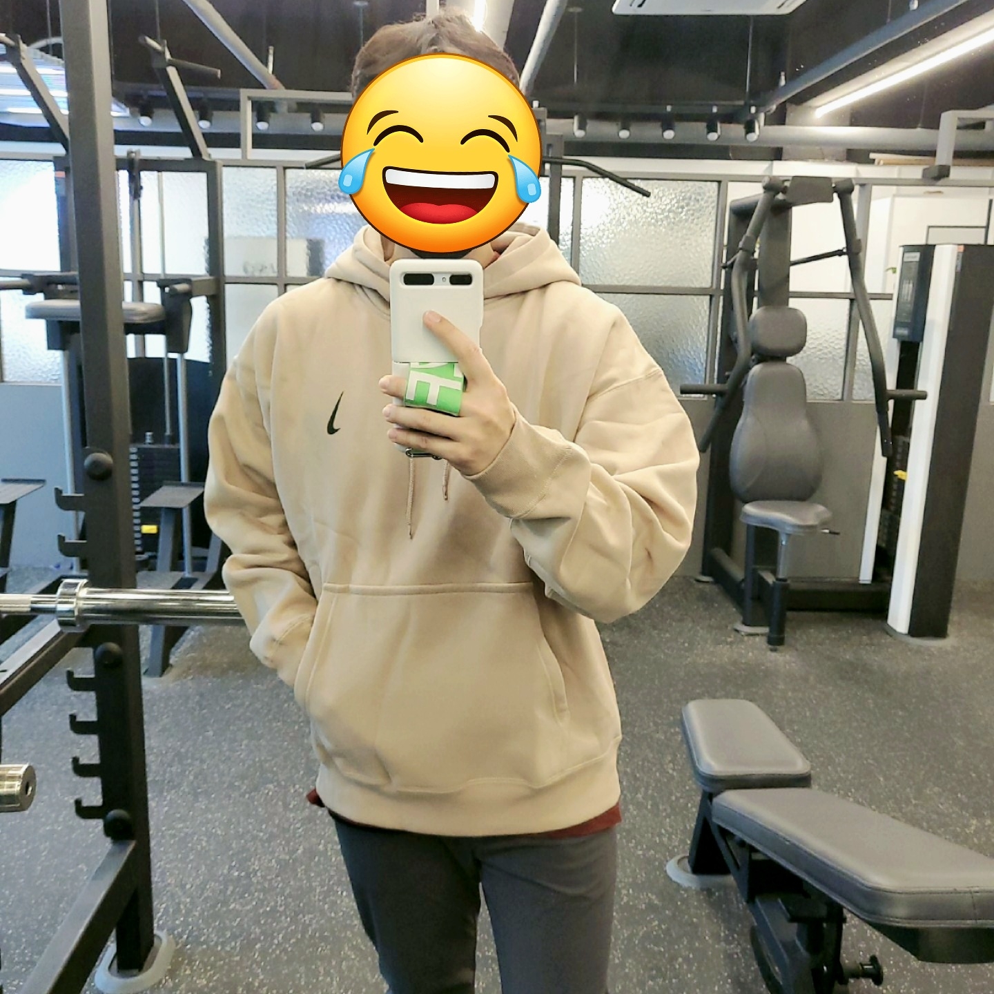 Nike x Billie Eilish NRG Fleece Hoodie Mushroom - Asia 착용 스타일