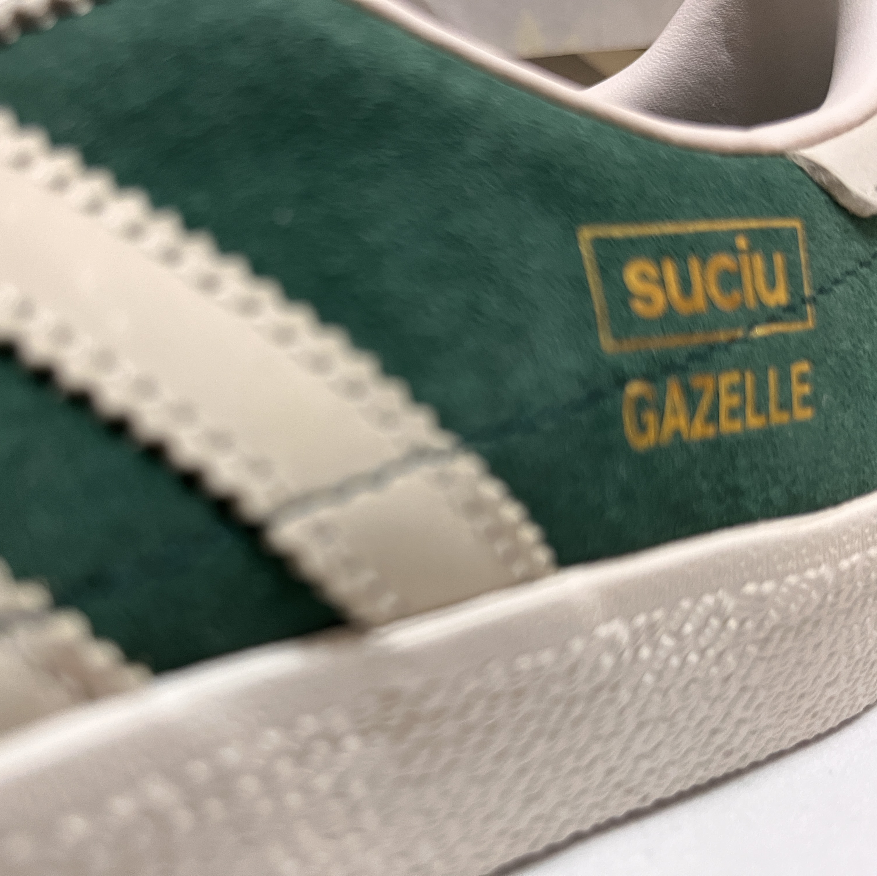 Adidas x Mark Suciu Gazelle ADV Collegiate Green 착용 스타일