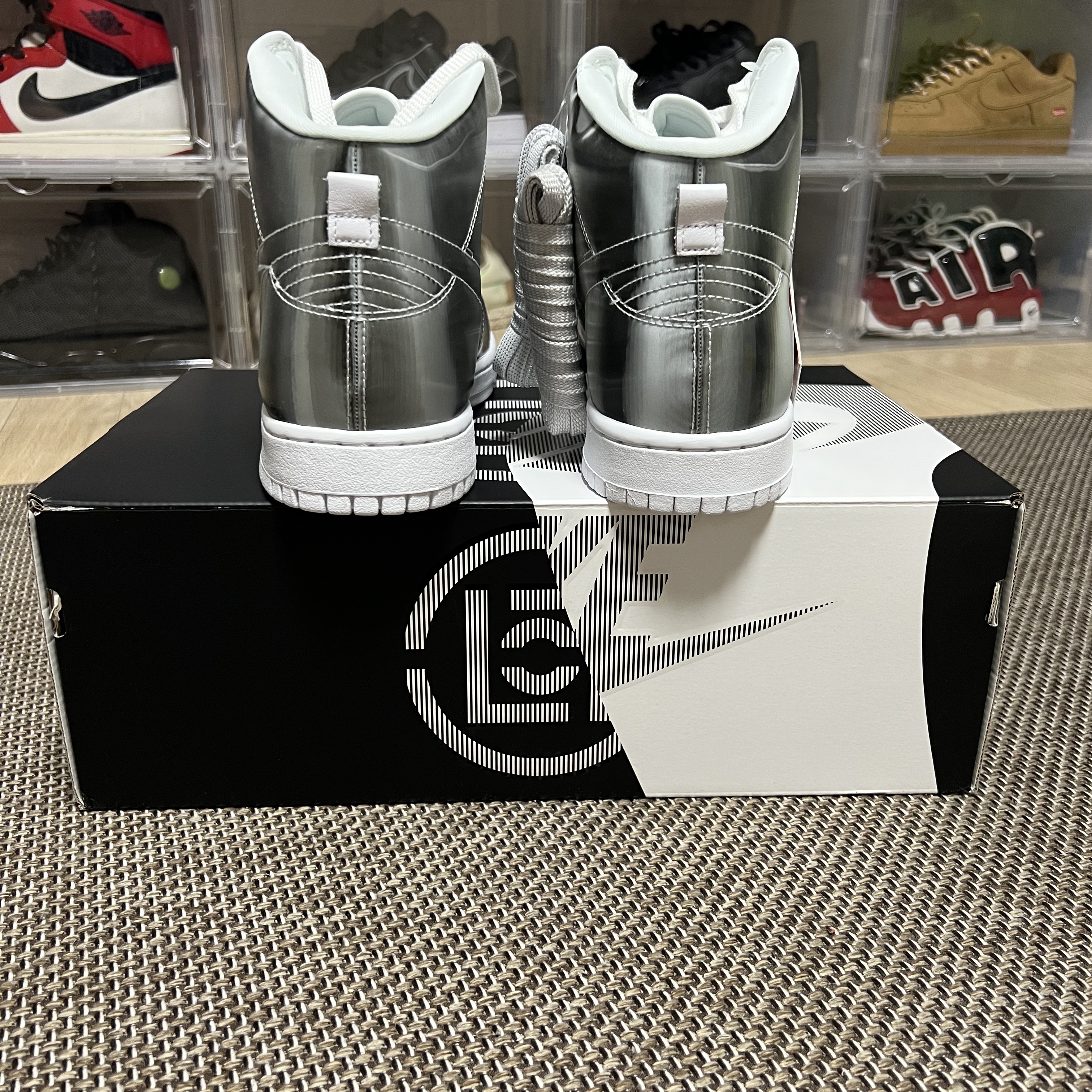 Nike x Clot Dunk High Flux 착용 스타일 - 4