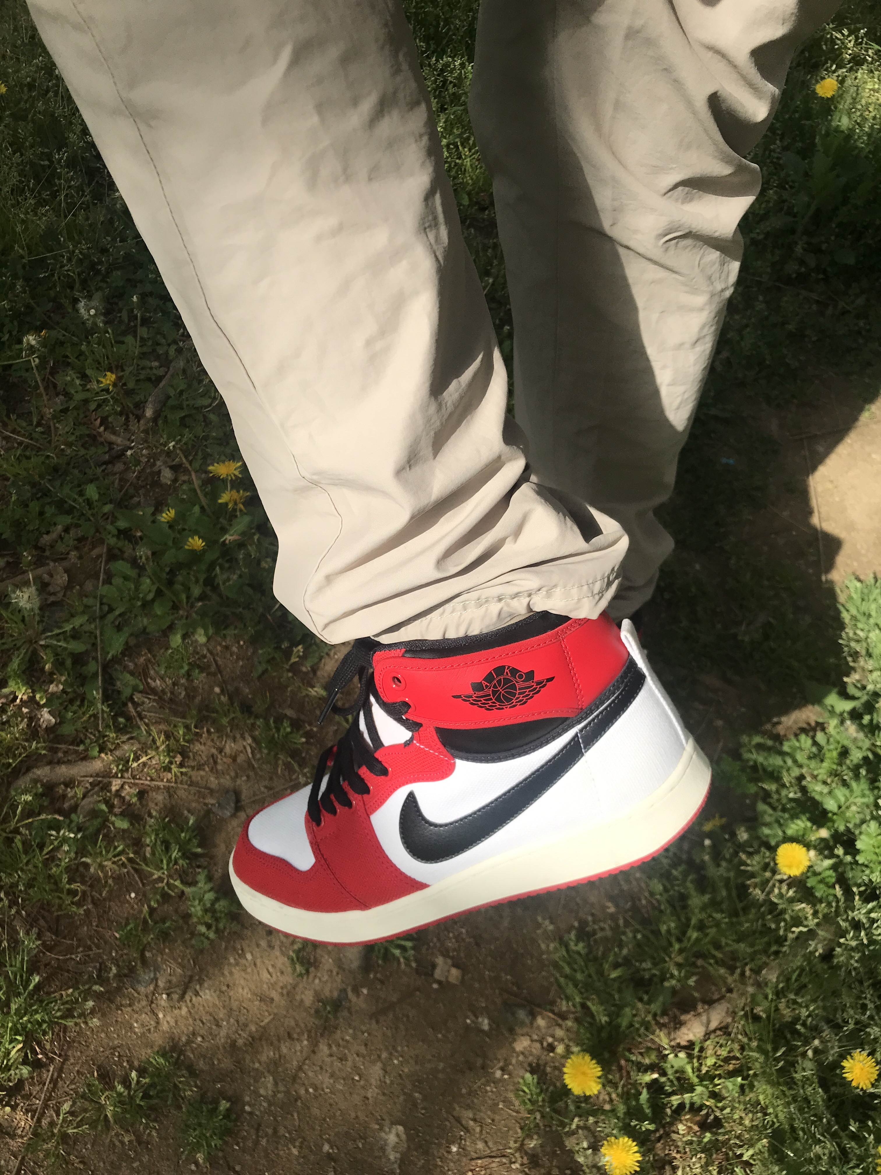 Jordan 1 KO Chicago 2021 착용 스타일 - 3
