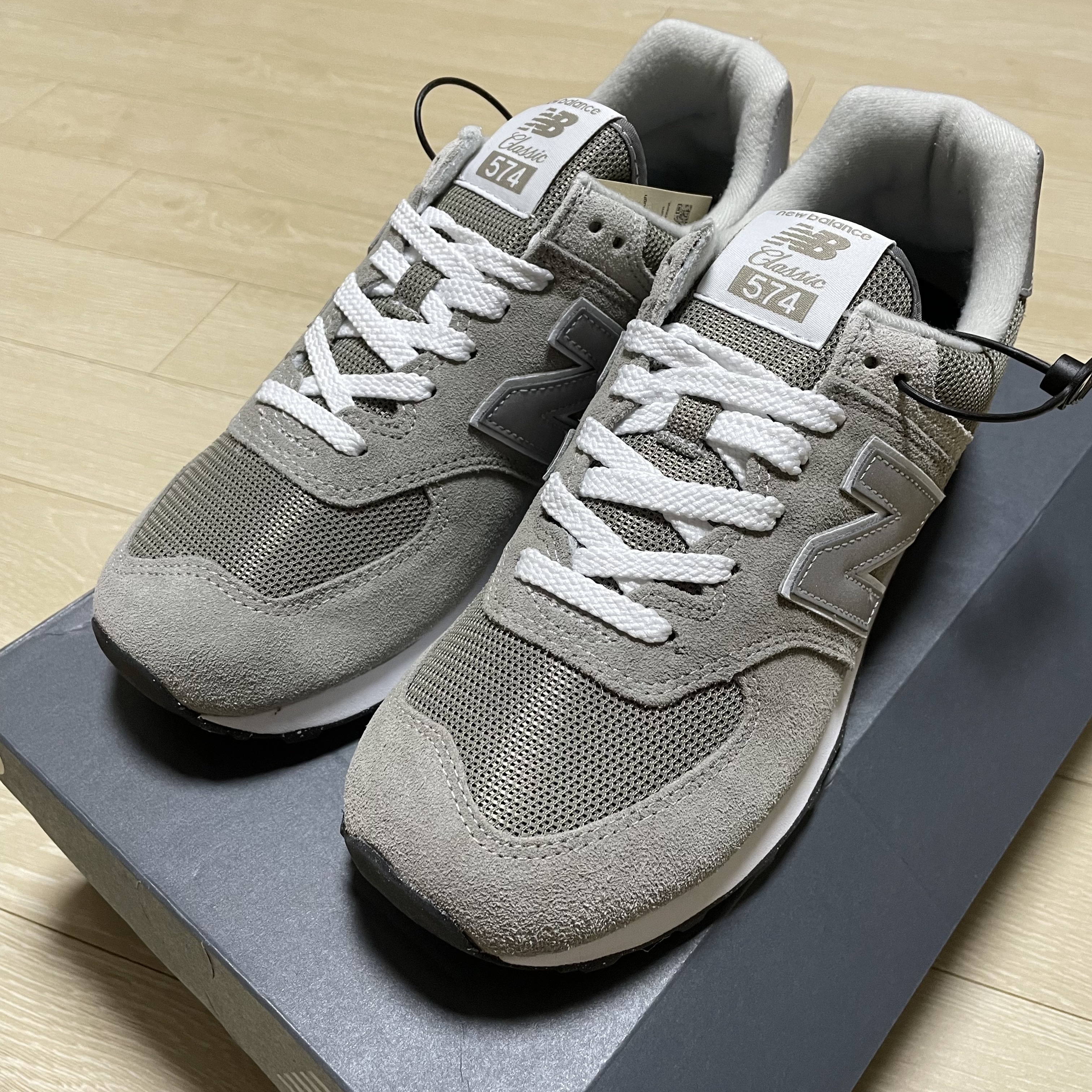New Balance 574 Worn By Anyone Grey - D Standard 착용 스타일