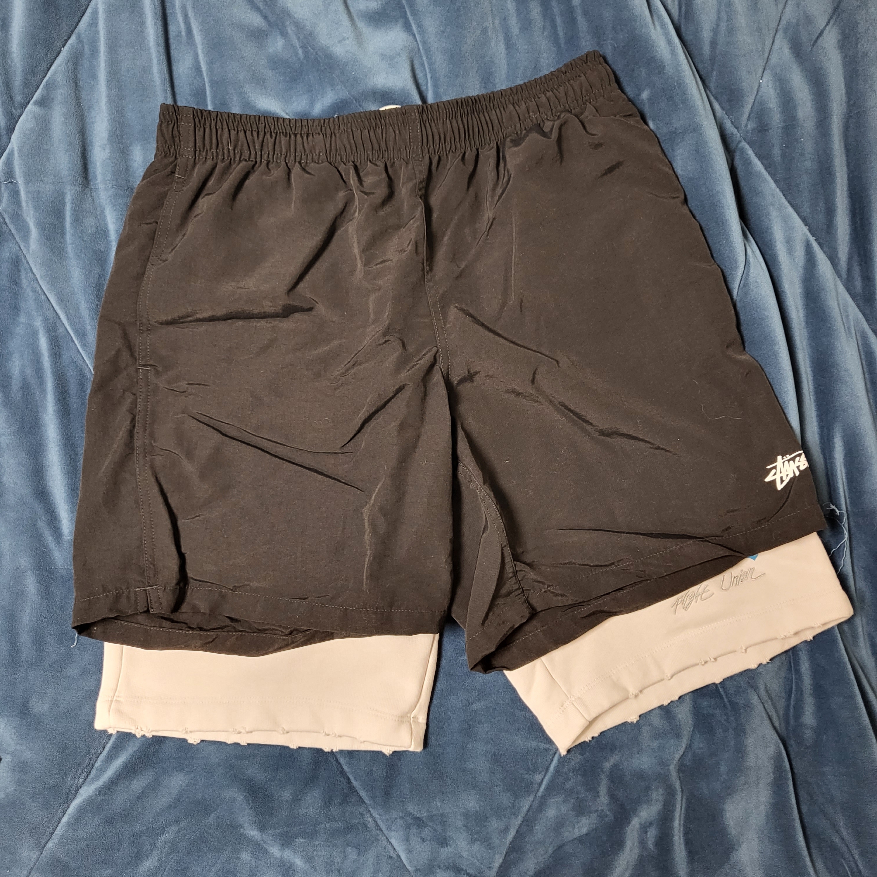 Jordan x Union T-Shirt Photon Dust - US/EU, Jordan x Union Fleece Shorts Photon Dust - US/EU 착용 스타일 - 5