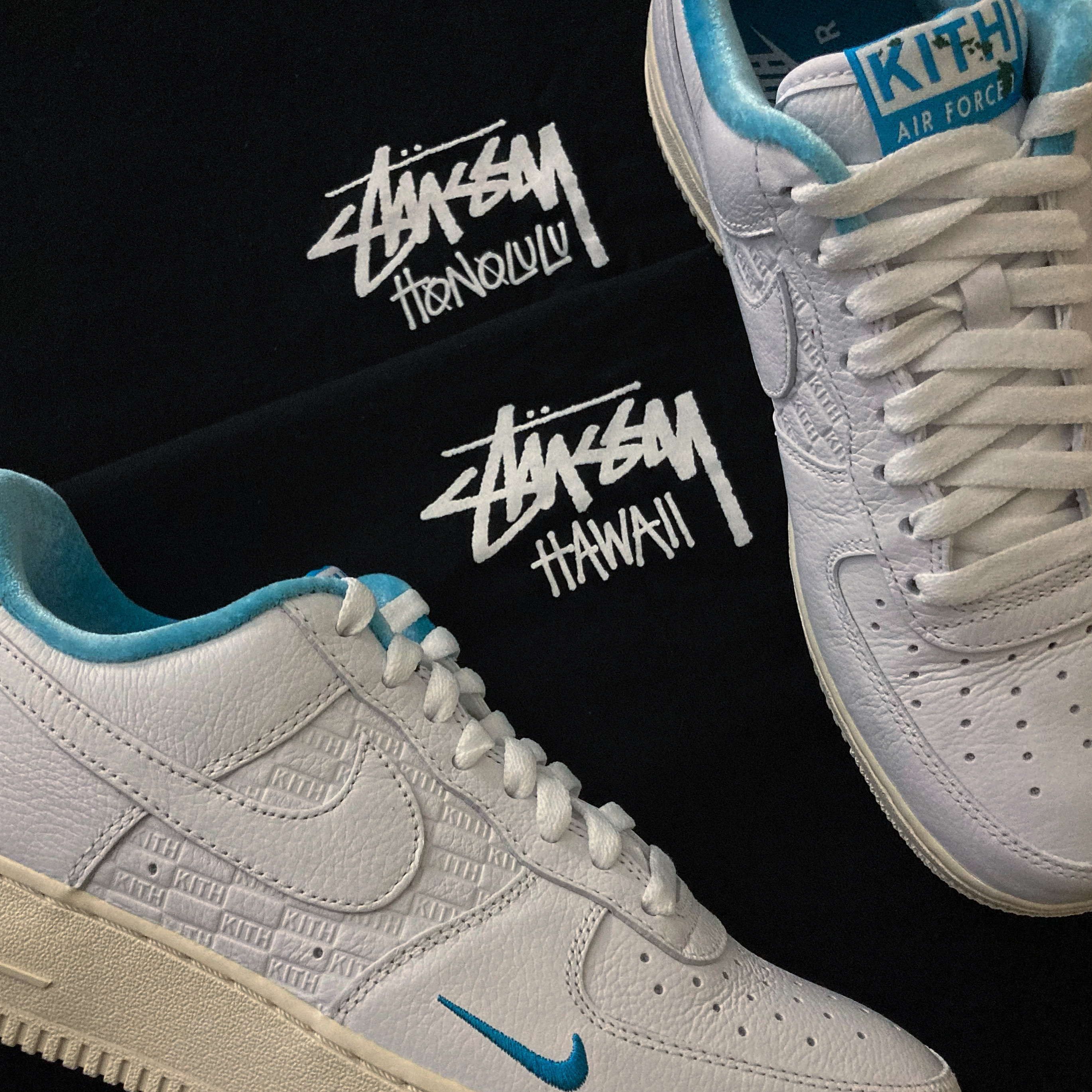 Nike x Kith Air Force 1 Low Hawaii 착용 스타일