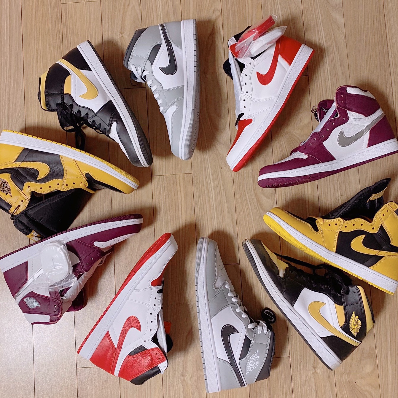 Jordan 1 Mid Pollen, Jordan 1 Retro High OG Pollen 착용 스타일