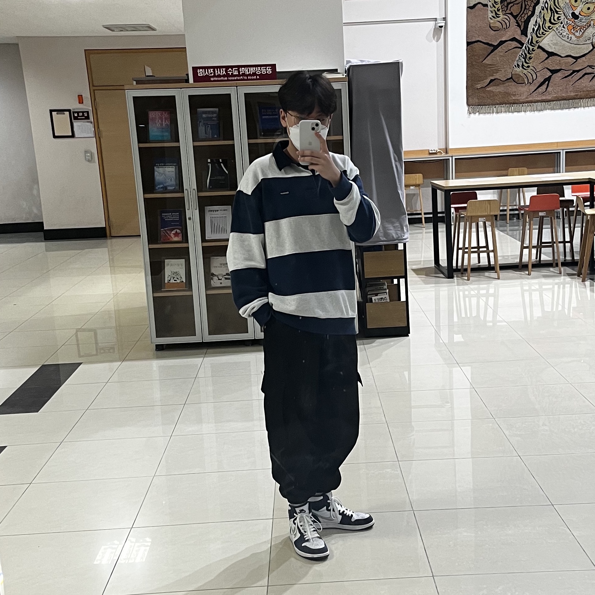 Jordan 1 Retro High OG CO.JP Midnight Navy 착용 스타일