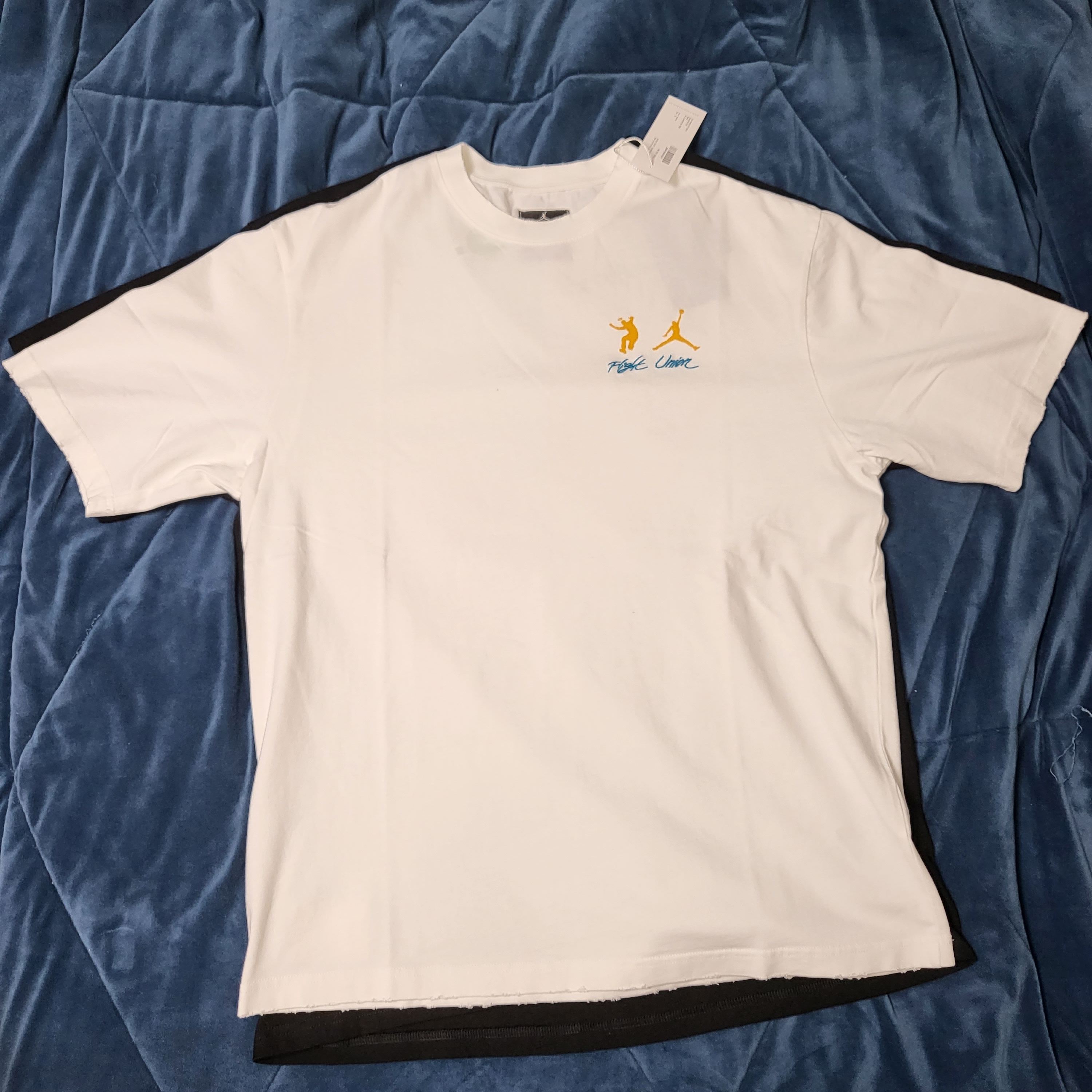 Jordan x Union T-Shirt Photon Dust - US/EU, Jordan x Union Fleece Shorts Photon Dust - US/EU 착용 스타일 - 2