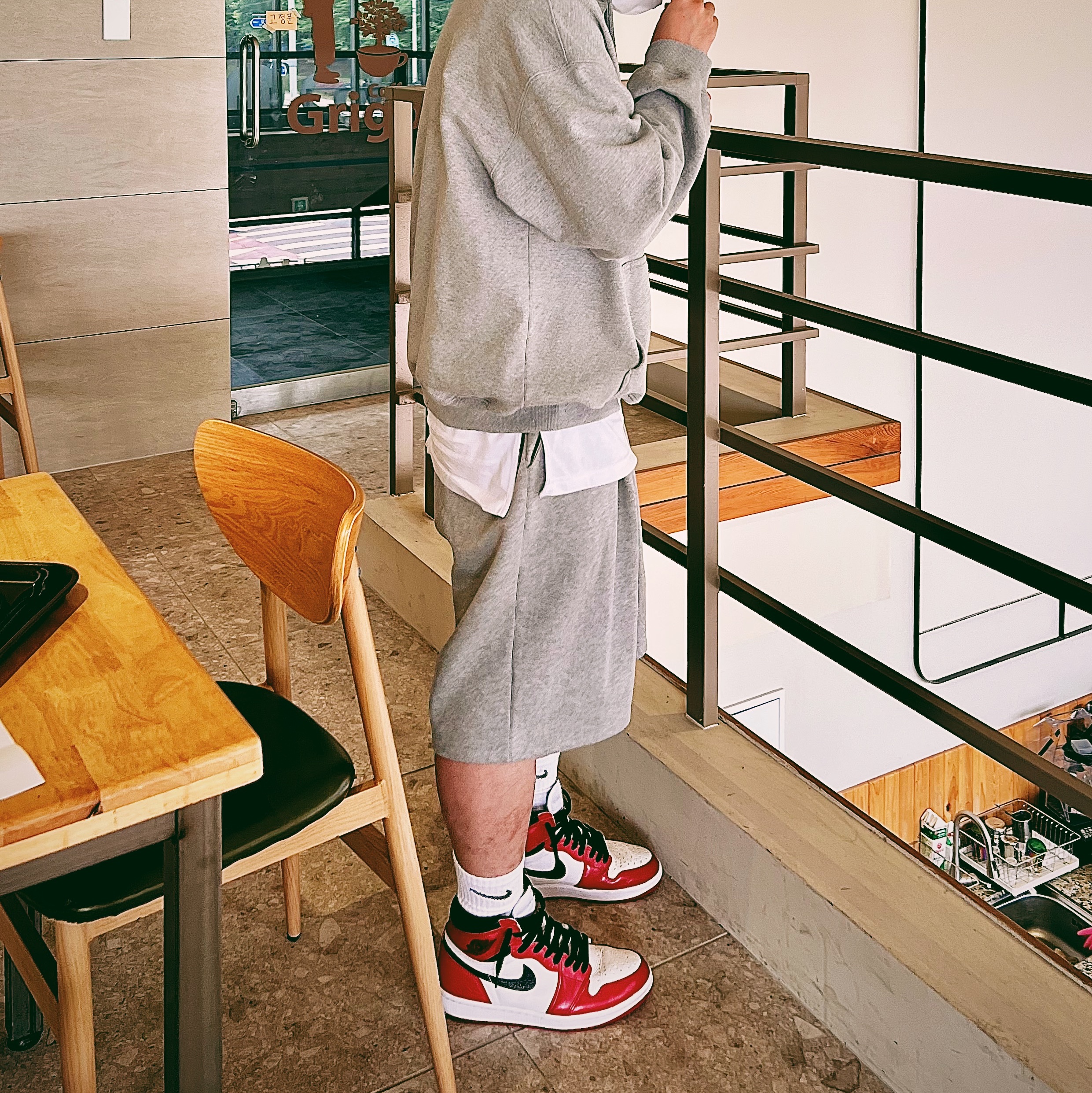 Jordan 1 Retro High OG Heritage 착용 스타일 - 1