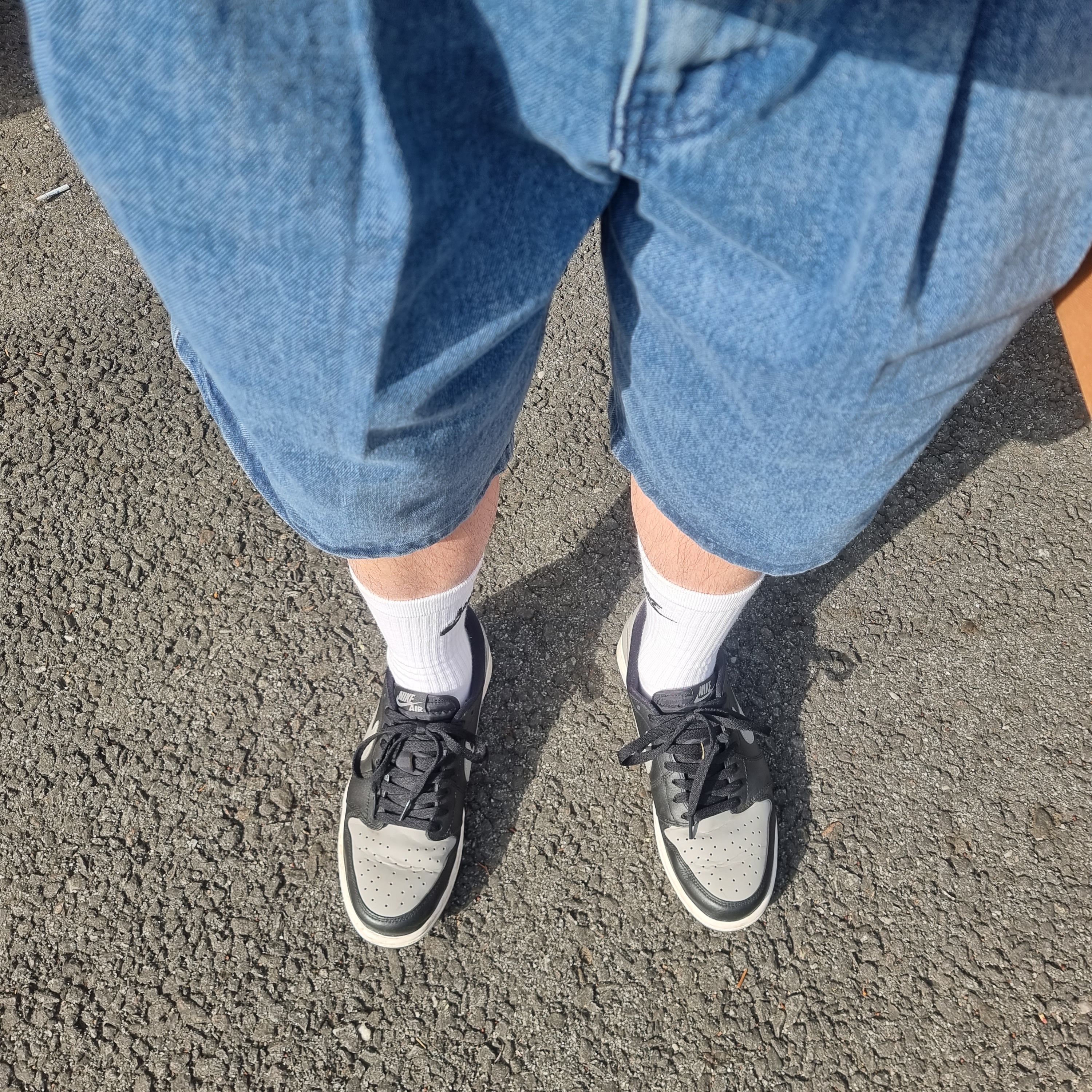 Jordan 1 Retro Low OG Shadow 2015 착용 스타일 - 1