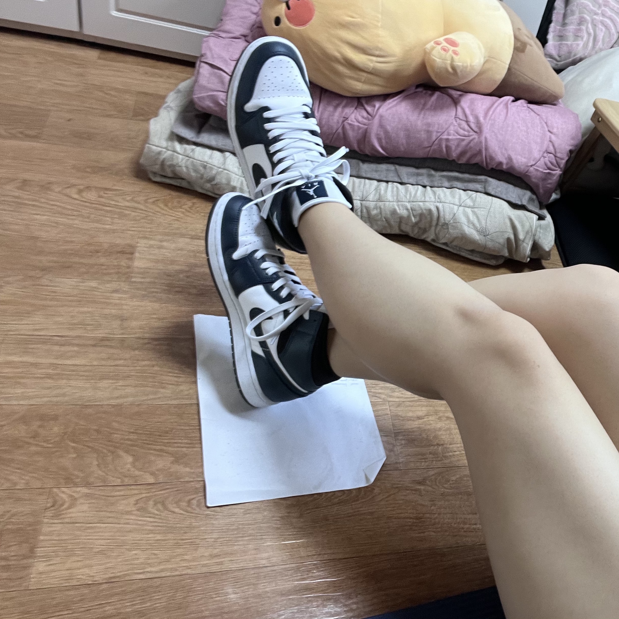 Jordan 1 Mid Dark Teal 착용 스타일