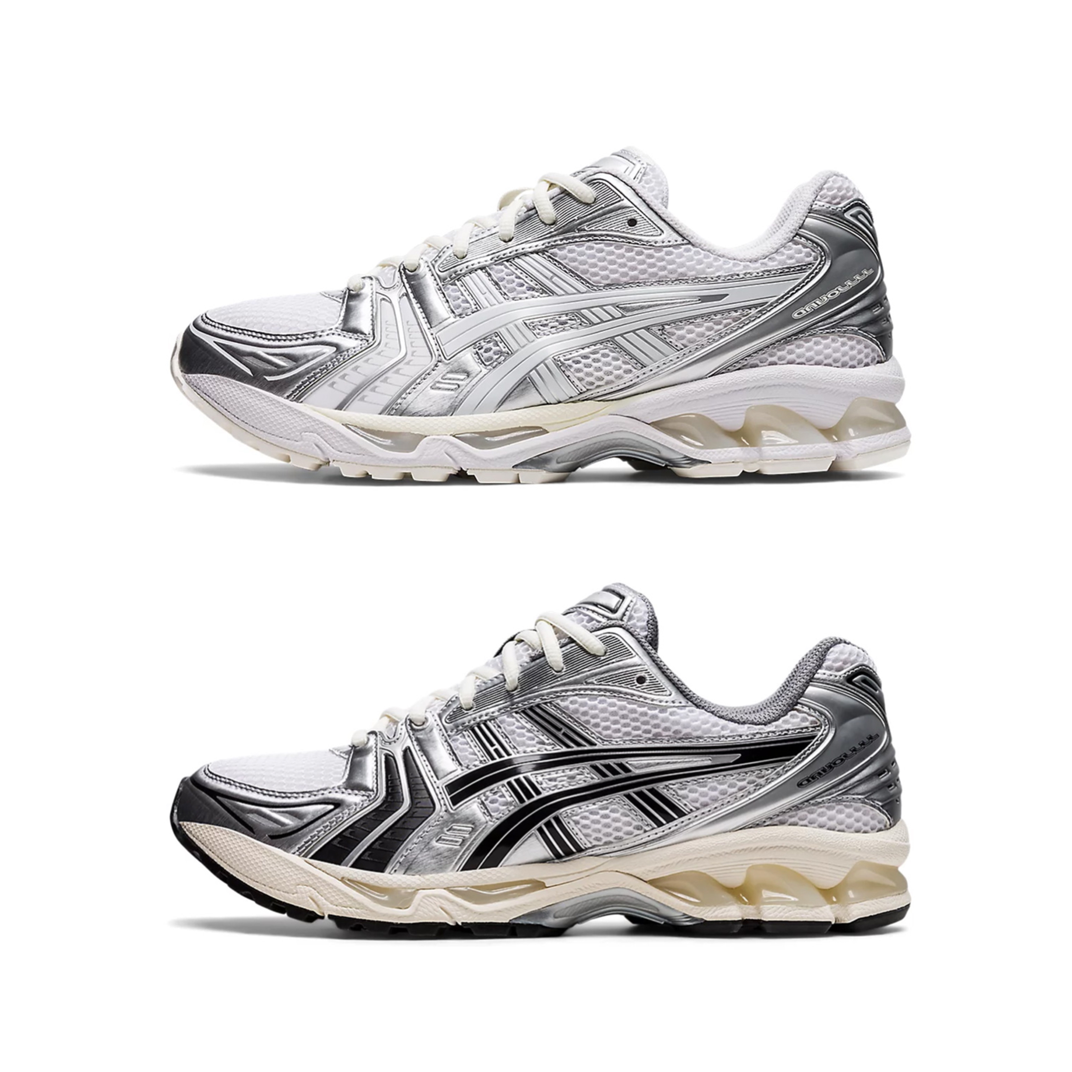 Asics x JJJJound Gel-Kayano 14 Silver Black, Asics x JJJJound Gel-Kayano 14 Silver White 착용 스타일 - 3