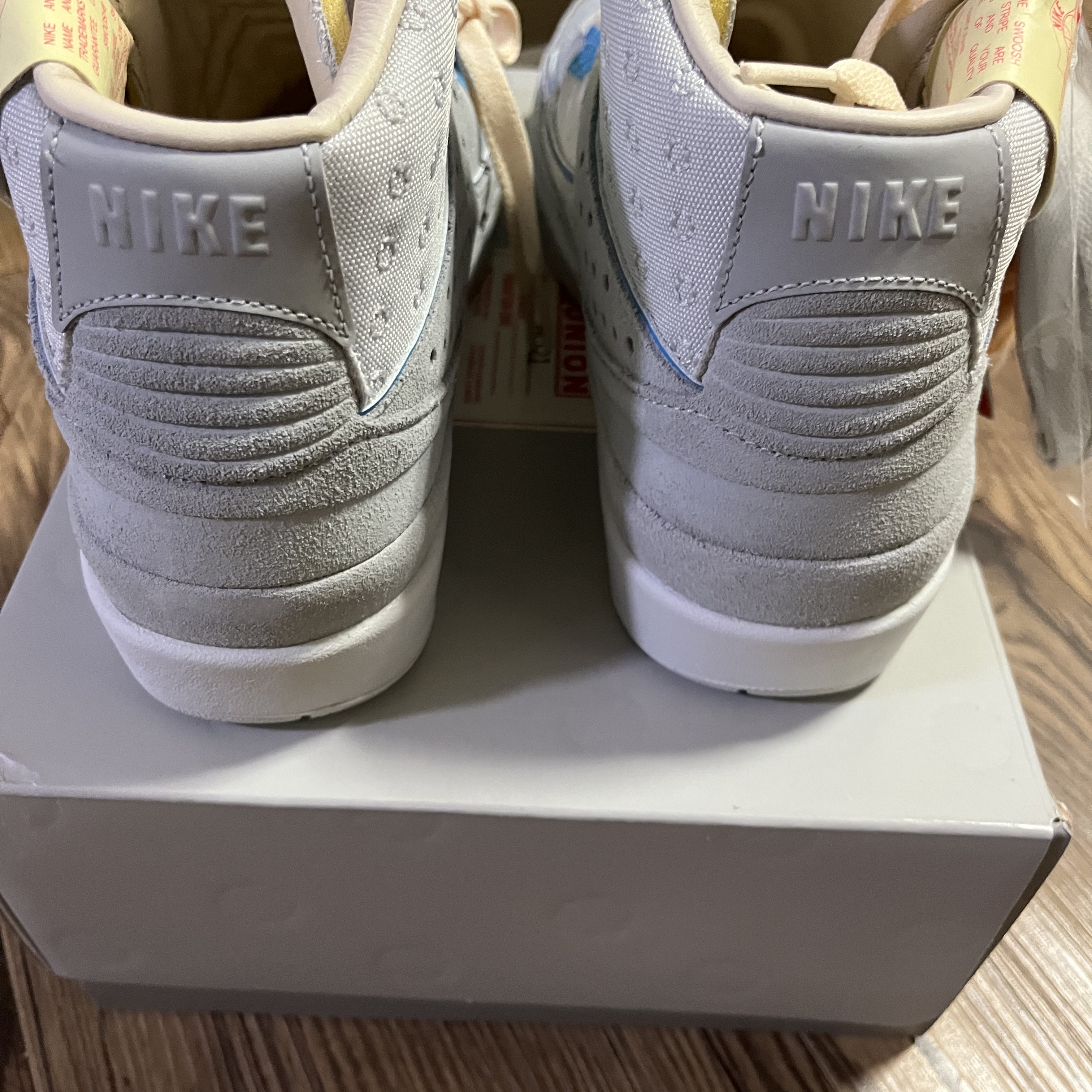 Jordan 2 x Union Retro SP Grey Fog 착용 스타일 - 2
