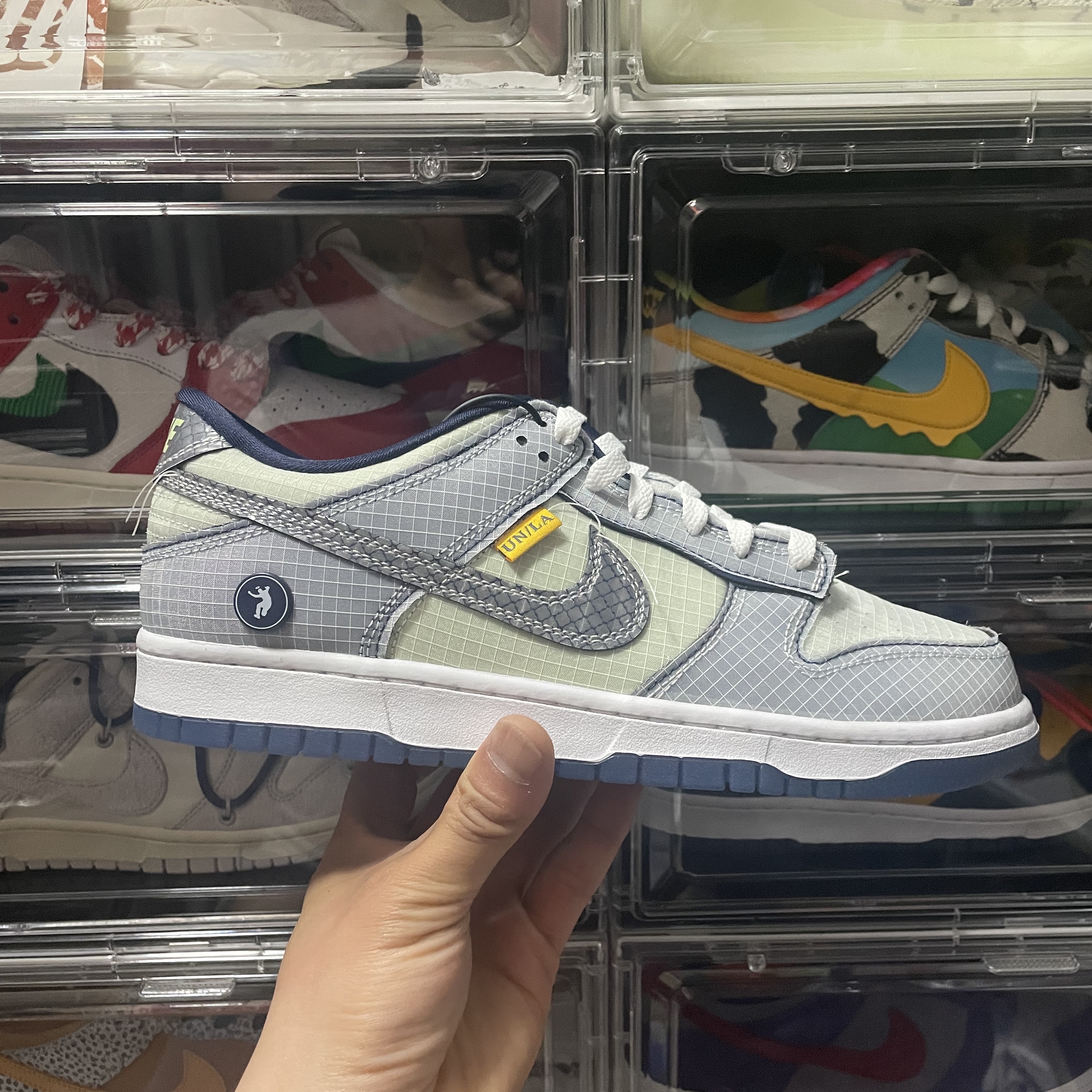 Nike x Union Dunk Low Passport Pack Pistachio 착용 스타일 - 1